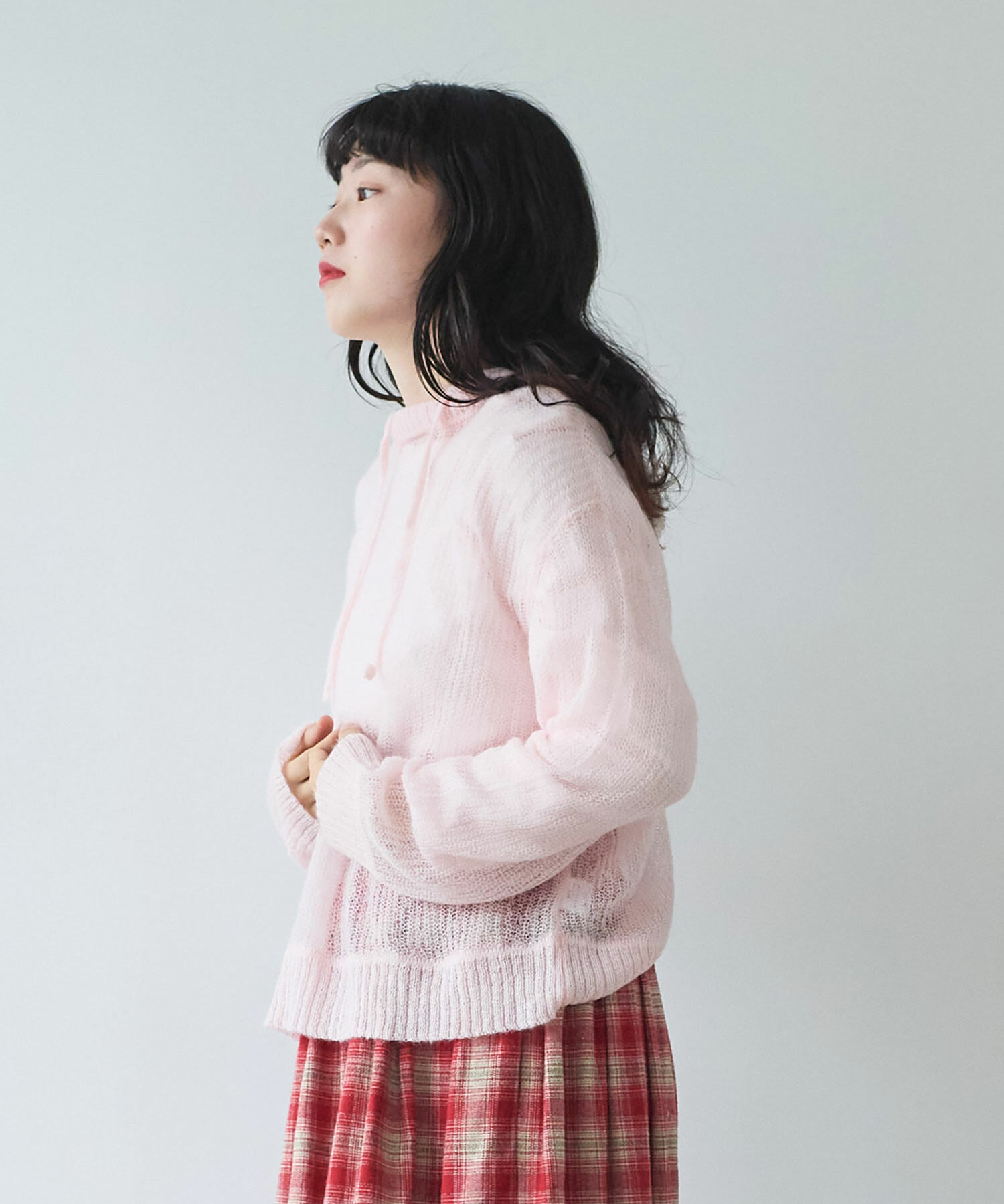 AMBIDEX Store 〇7G mohair パーカー(F ピンク): bulle de savon