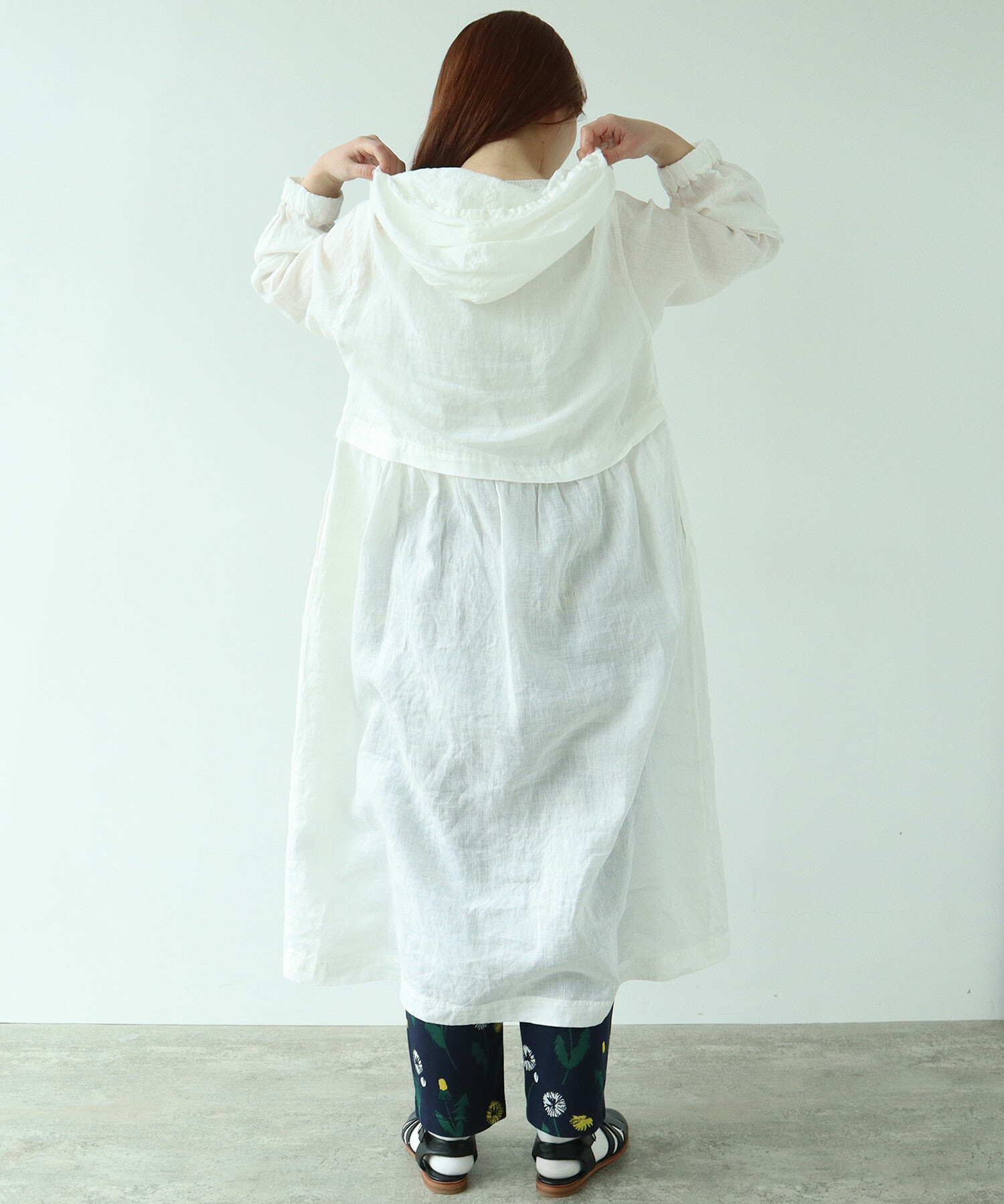 BPN ワンピース AMBIDEX Store 〇 R/L 製品染め hoodie ワンピース(F ピンク