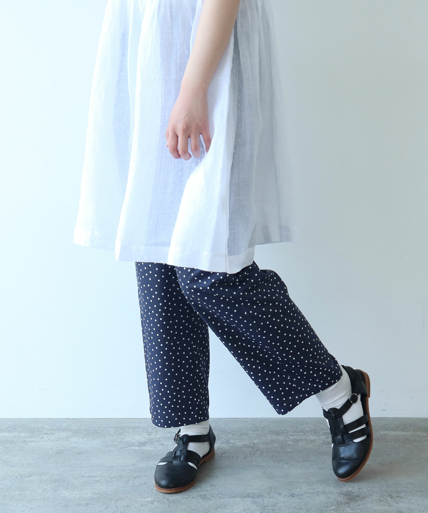 AMBIDEX Store 〇 ランダムドット プリントパンツ(F クロ