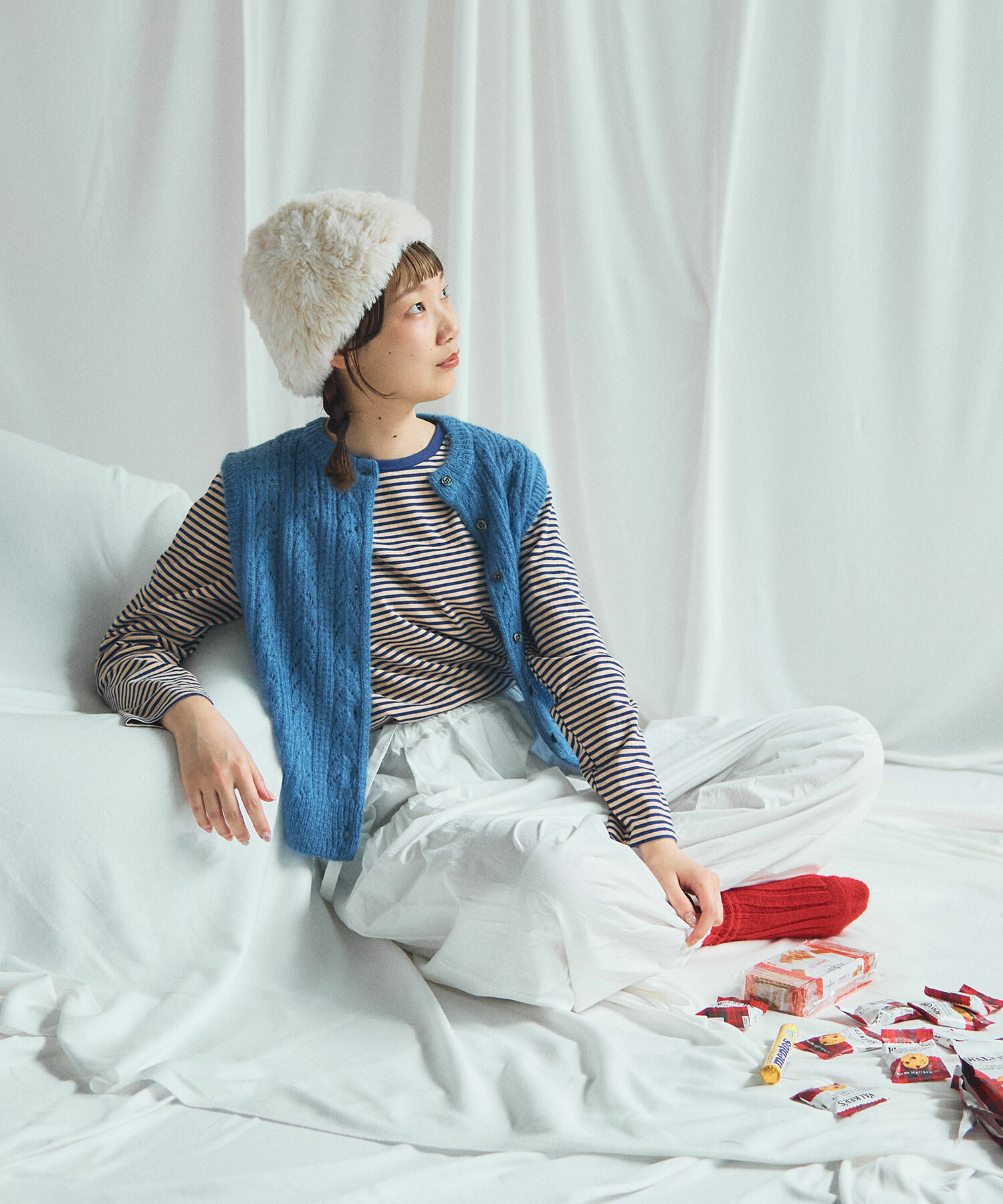 kicsdocument　PEポプリンギャザーパンツ　GRAY 人気アイテムランキング kicsdocument PEポプリンギャザーパンツ