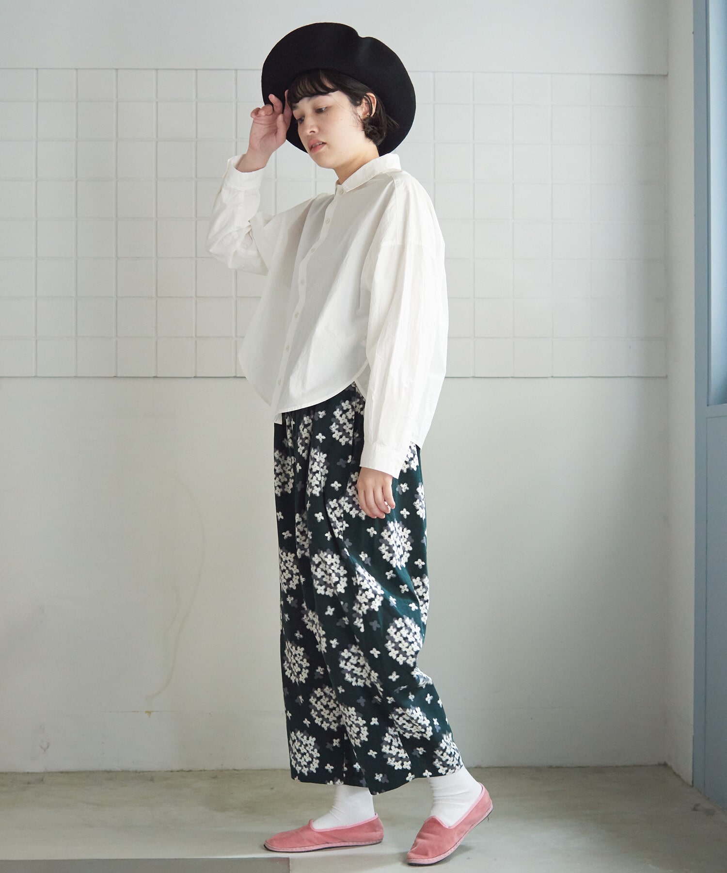 AMBIDEX Store ○キンモクセイドットプリント パンツ(F コン): bulle