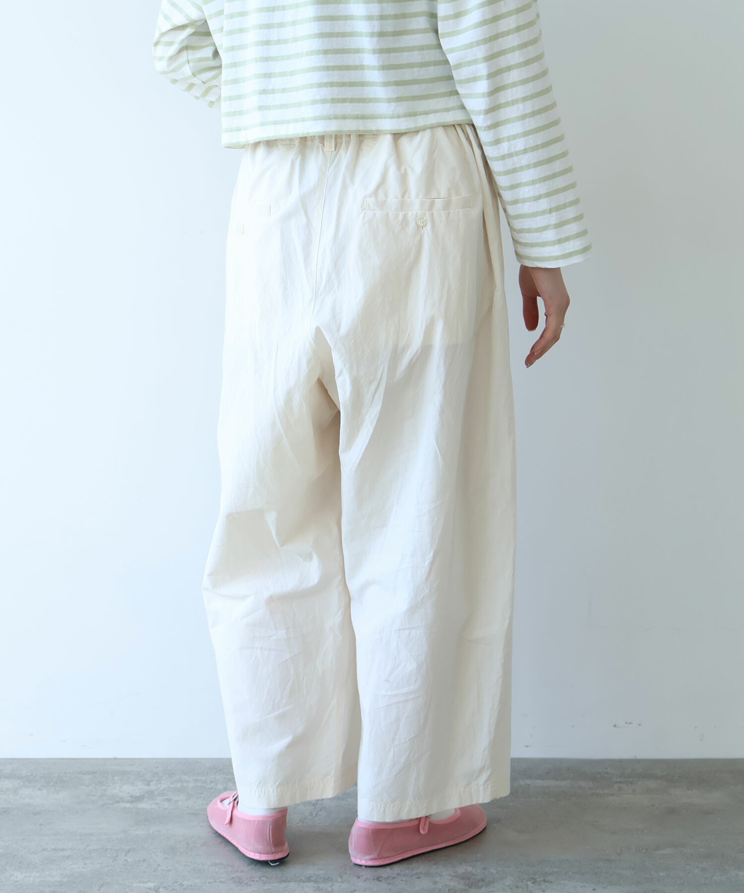AMBIDEX Store ○ コットン / キュプラ 高密度ブロード パンツ(F
