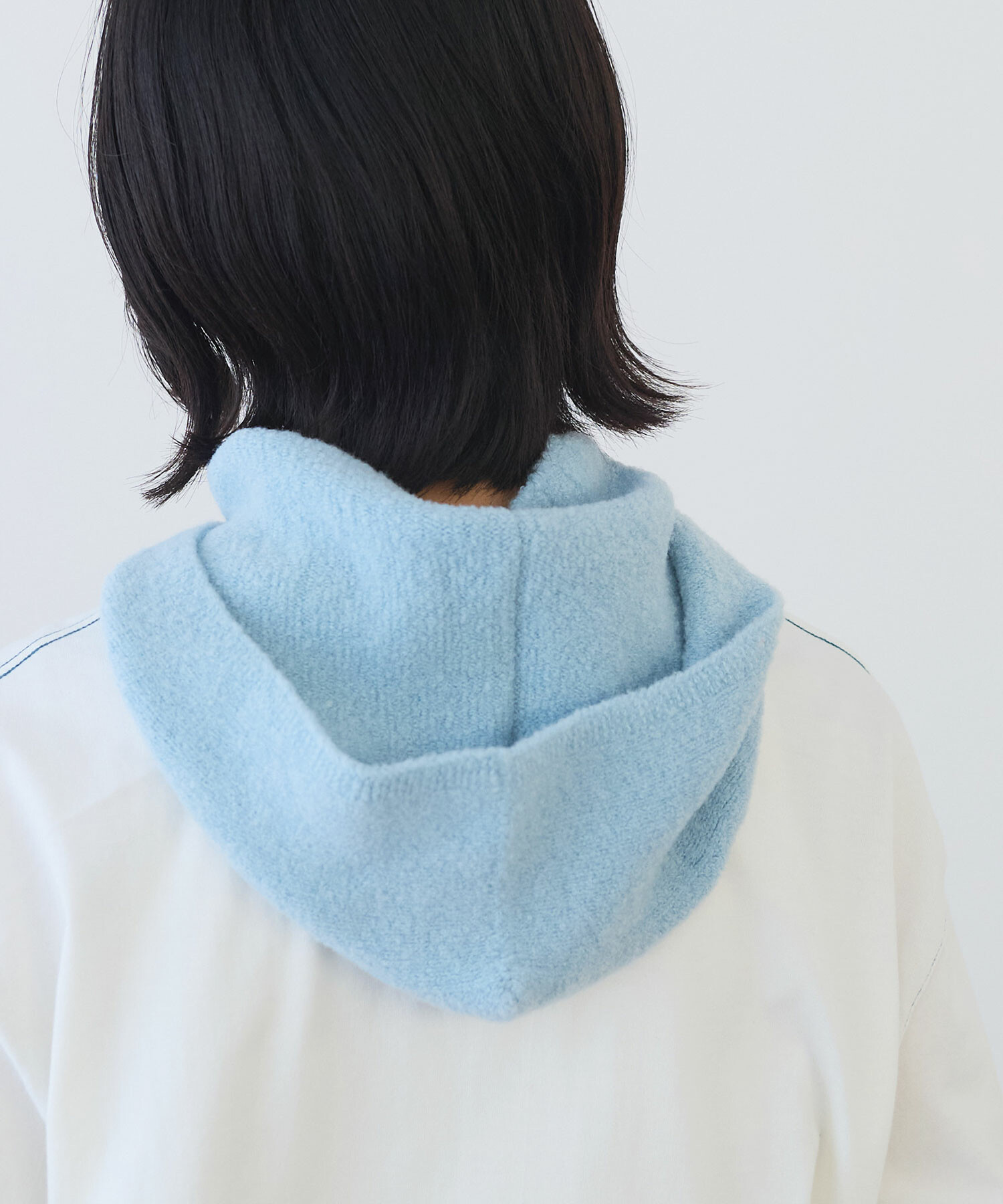 AMBIDEX Store 〇 フェアリーブークレ ニットずきん(F オレンジ