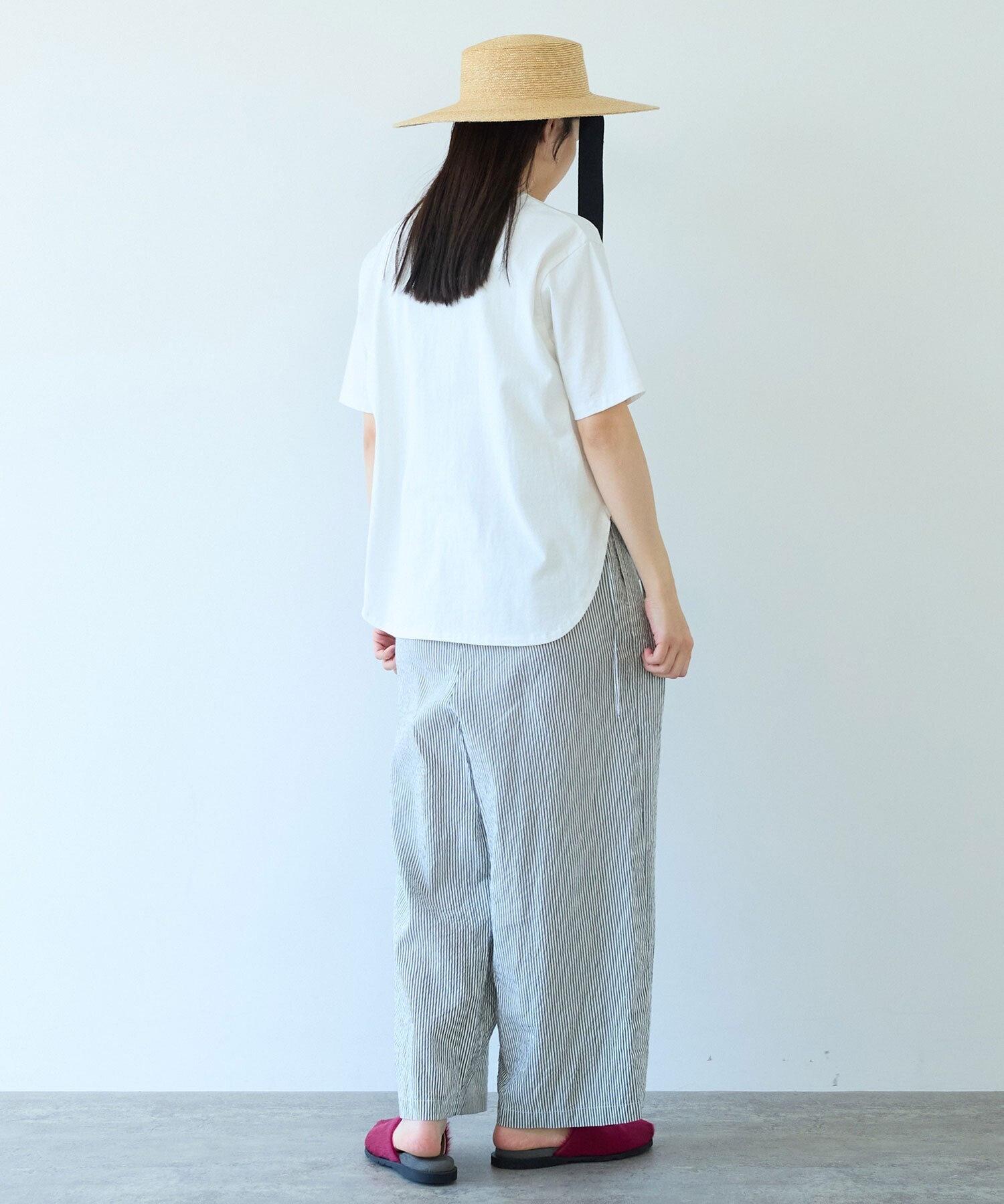 AMBIDEX Store 【予約販売】△○コットンレース刺繍Tシャツ(F