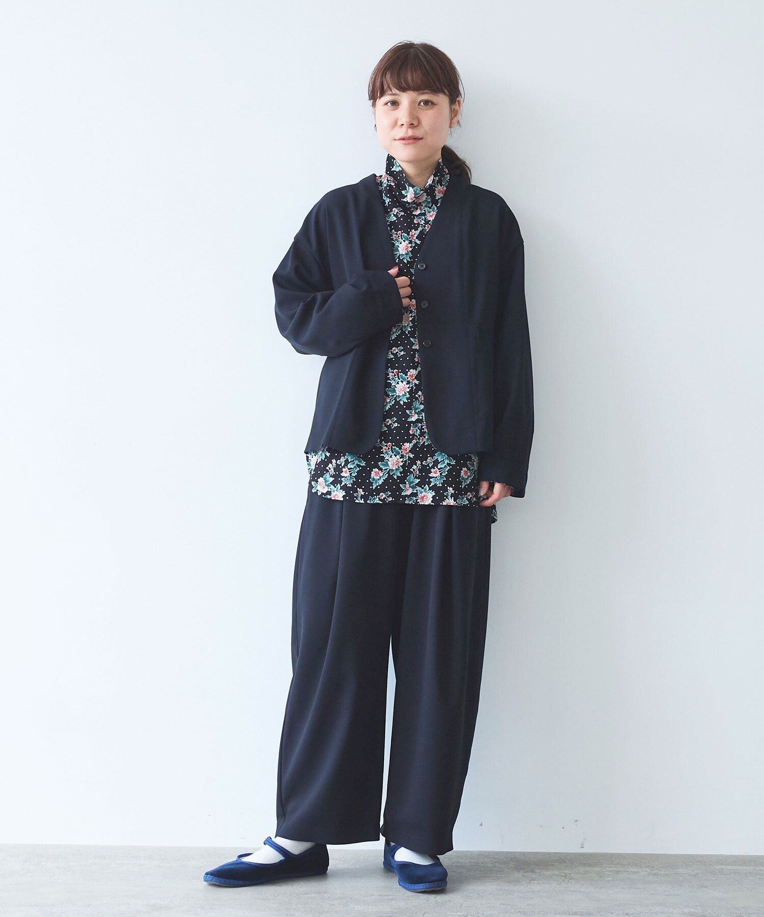 【美品】ARPENTEUR ウールボアジャケット ネイビー 美品】ARPENTEUR ウールボアジャケット ネイビー - メルカリ