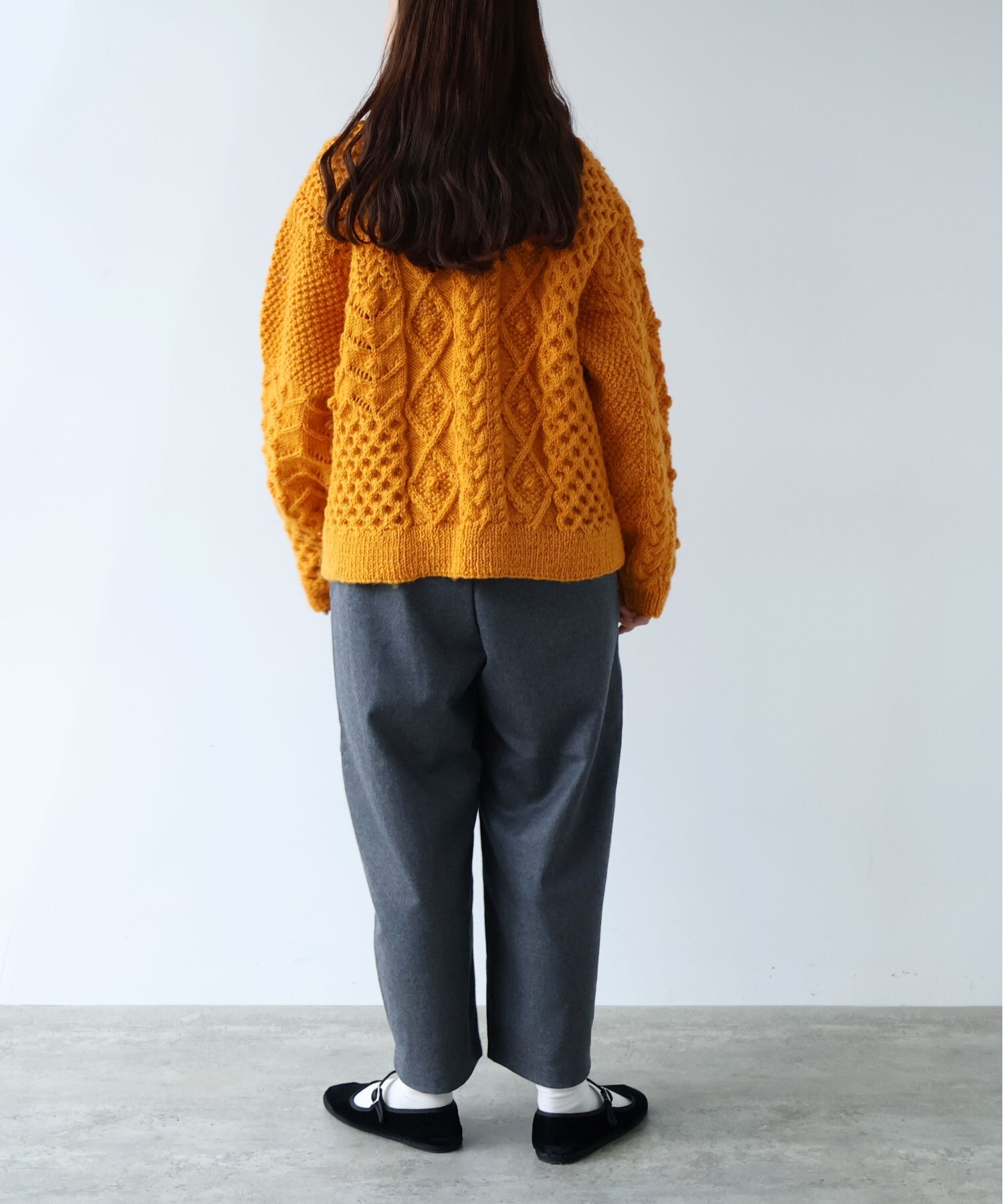 yuni ネパールニット プルオーバー AMBIDEX Store ネパールハンドニット プルオーバー(F シロ): yuni