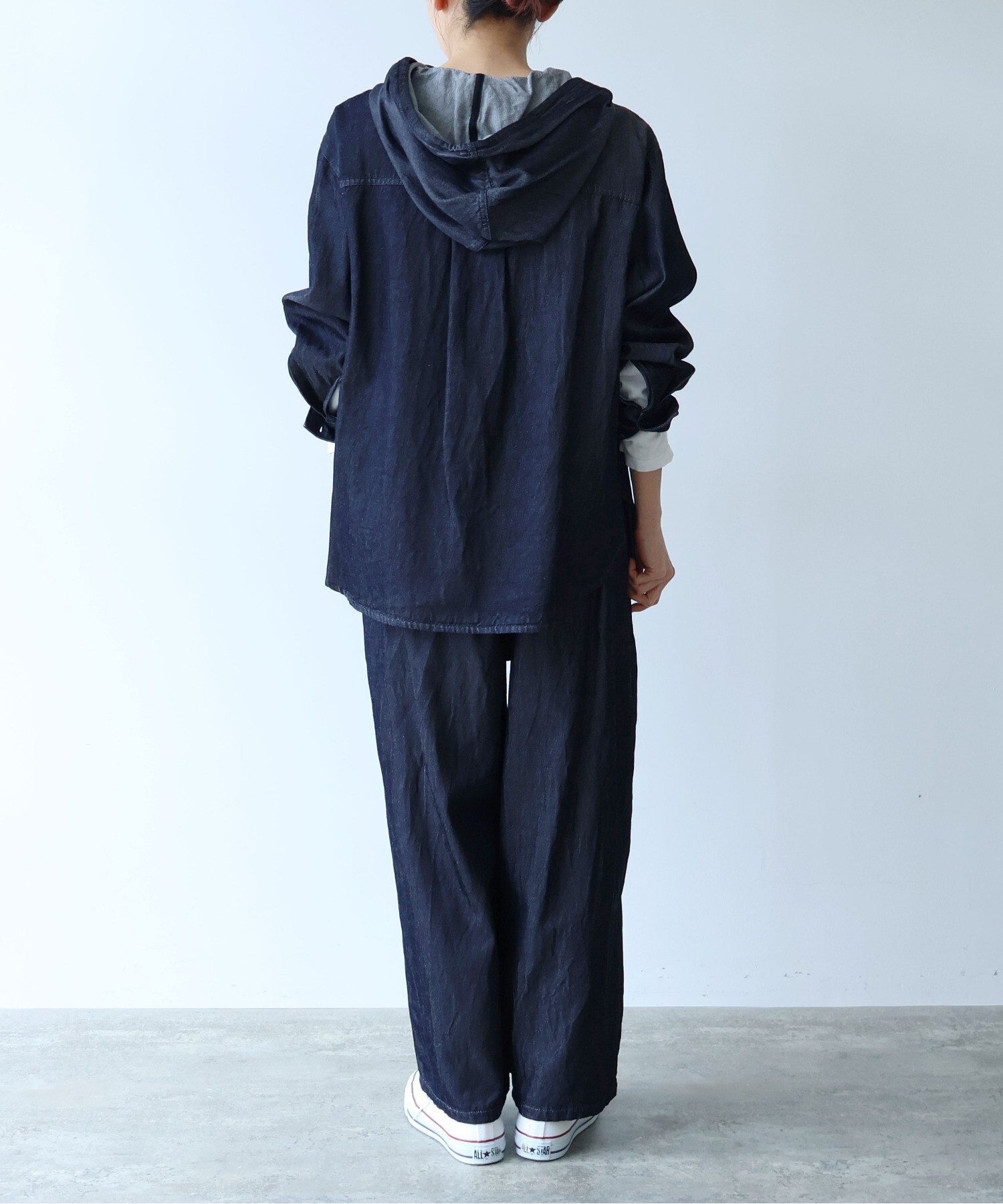 AMBIDEX Store R/C soft denim cocoon drawstrings パンツ(F