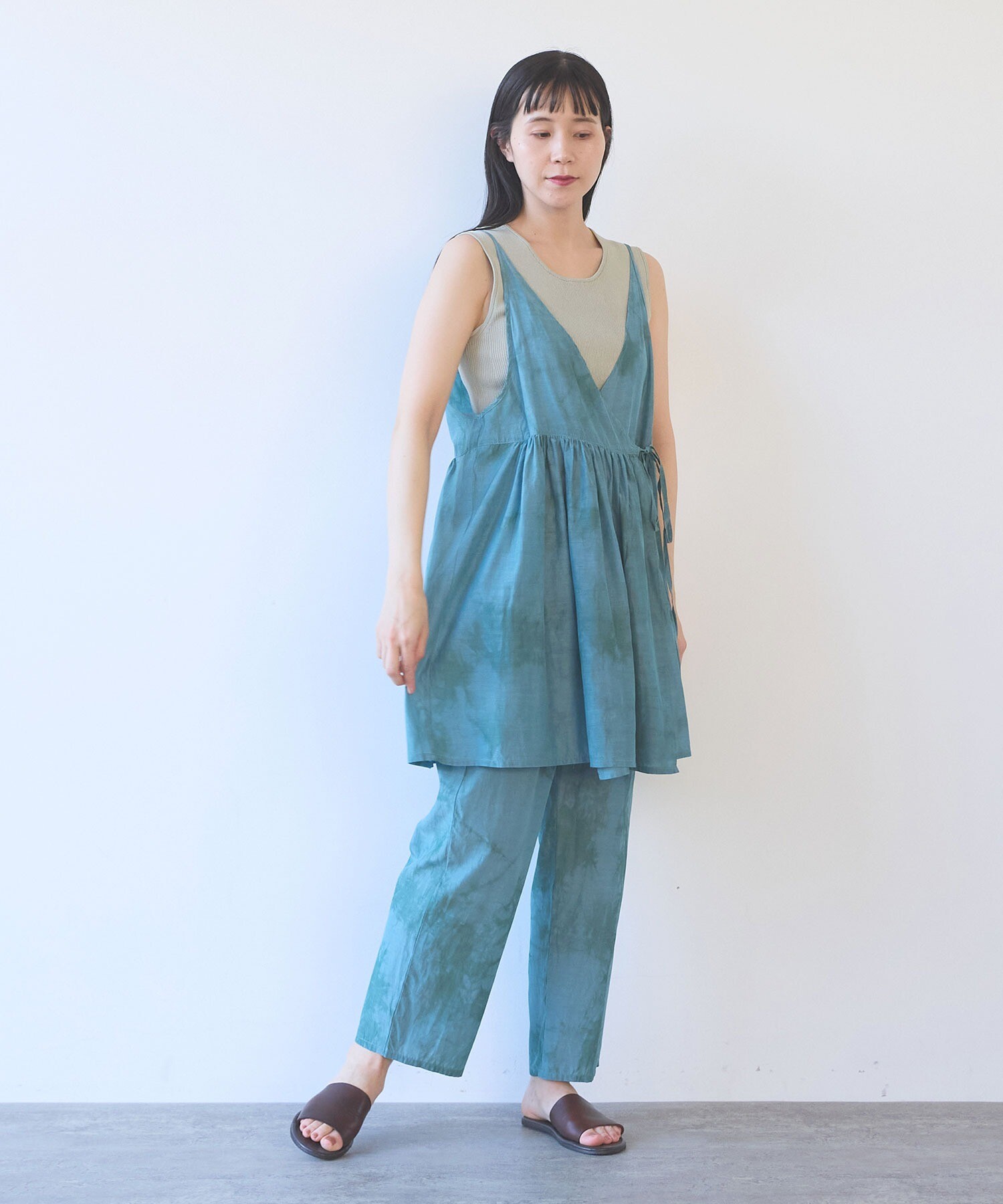 AMBIDEX Store cotton cupla difused dye pettit パンツ(F パープル): yuni