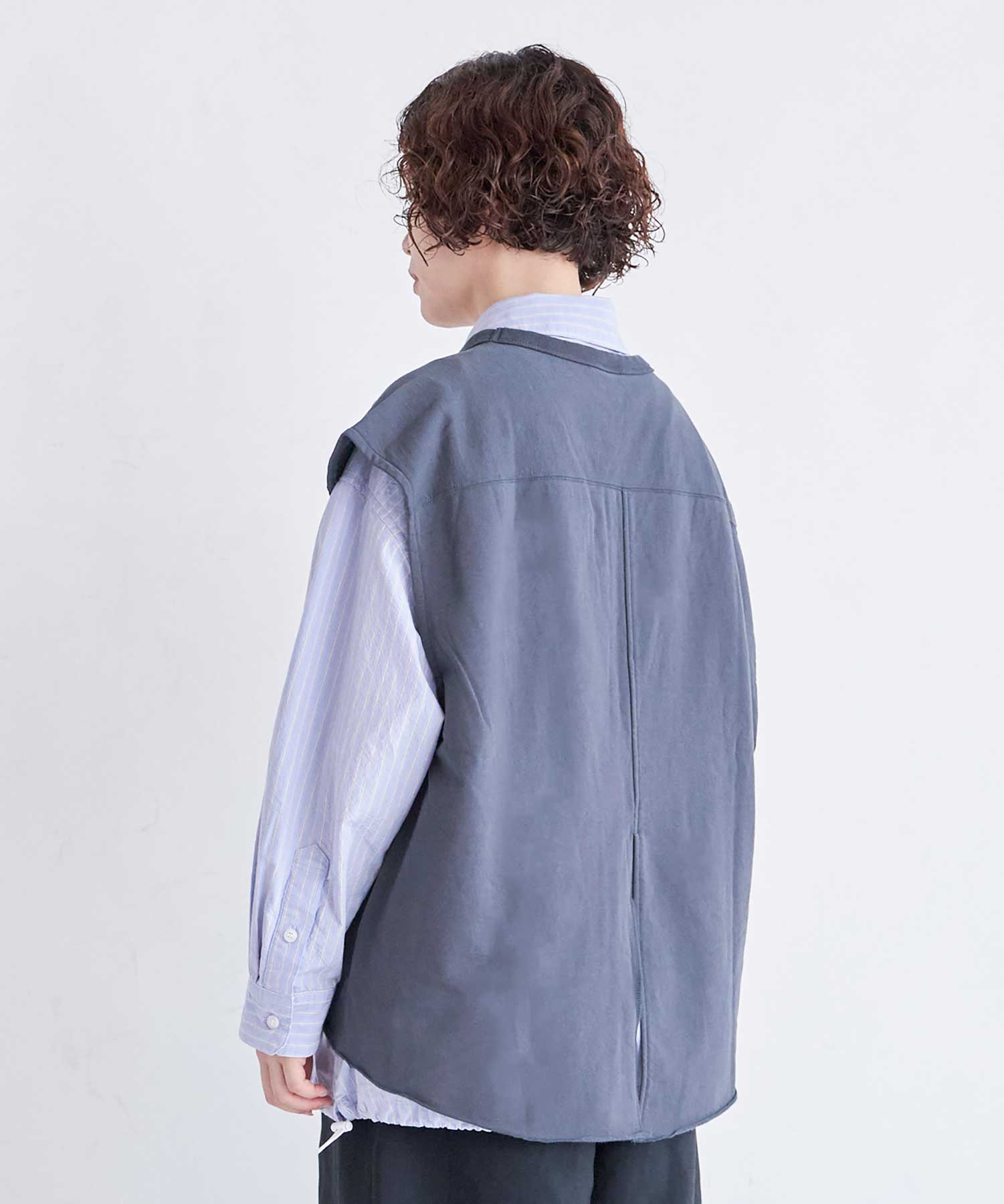 AMBIDEX Store ○○DEPEND裏毛ベスト(F WHITE): FLAT-cic-HATENA