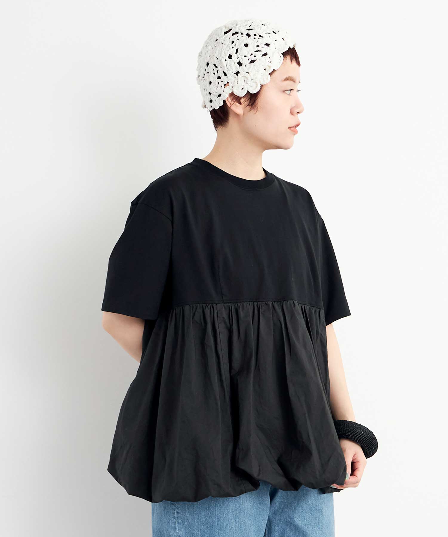 AMBIDEX Store △○40/2マーセライズ天竺 balloon Tシャツ(F
