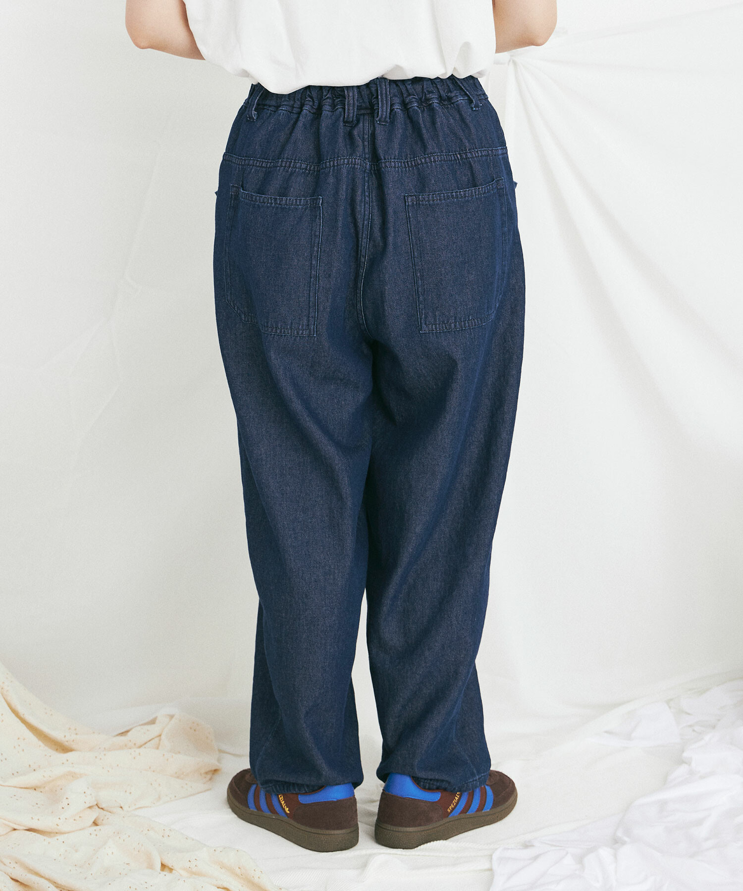buoy buoy　ROPE DENIM 5pocket EASY パンツ AMBIDEX Store ROPE DENIM 5pocket EASY パンツ(F INDIGO): buoybuoy