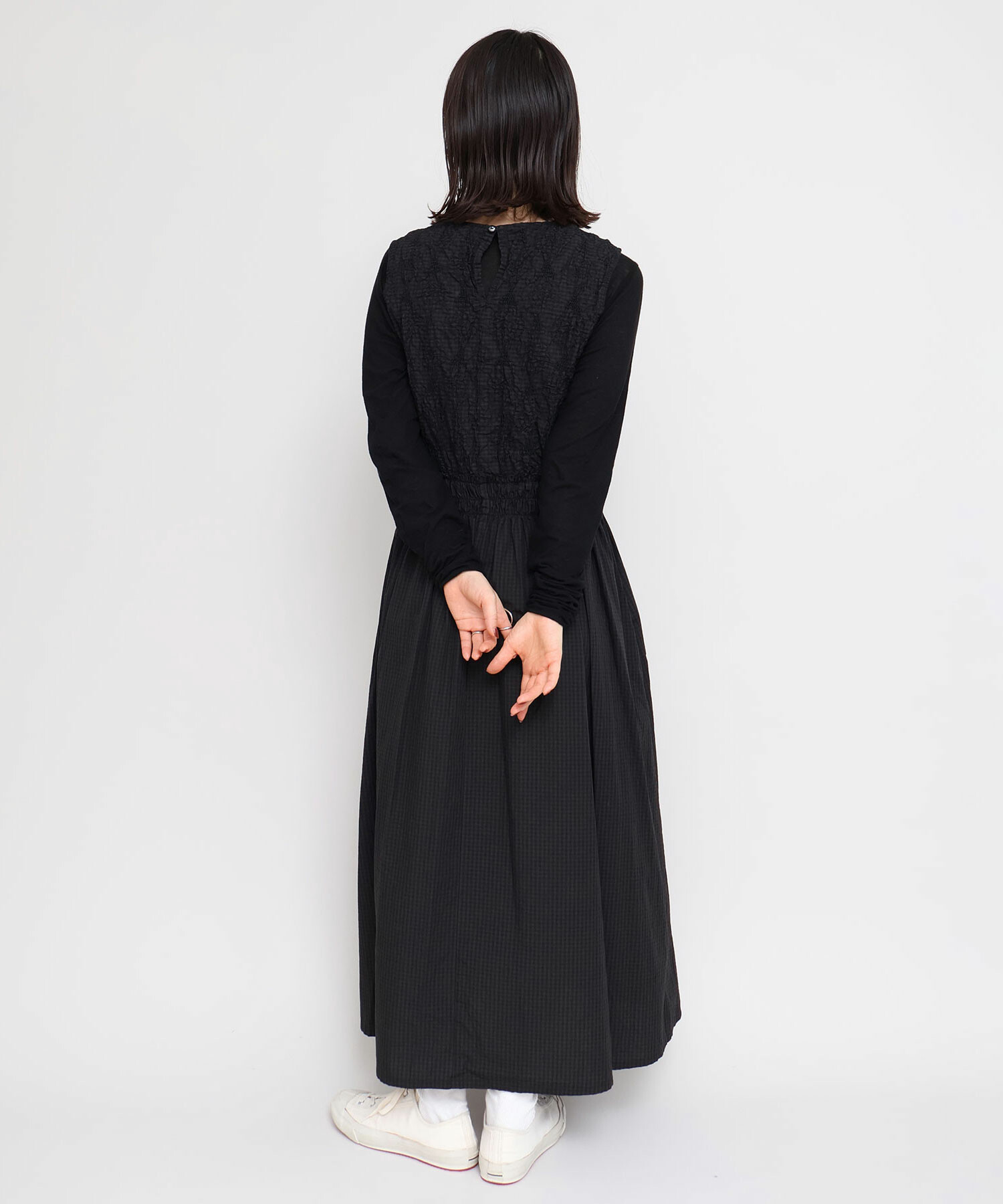 シャーリングワンピース SLY ワンピース SHIRRING SKIPPER OP シャーリング スキッパー