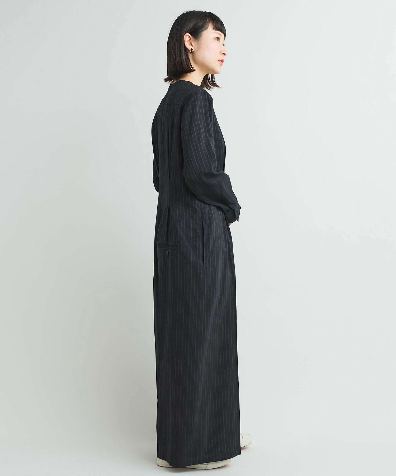 AMBIDEX Store ○〇レーヨンウールナイロン平織り ストライプ