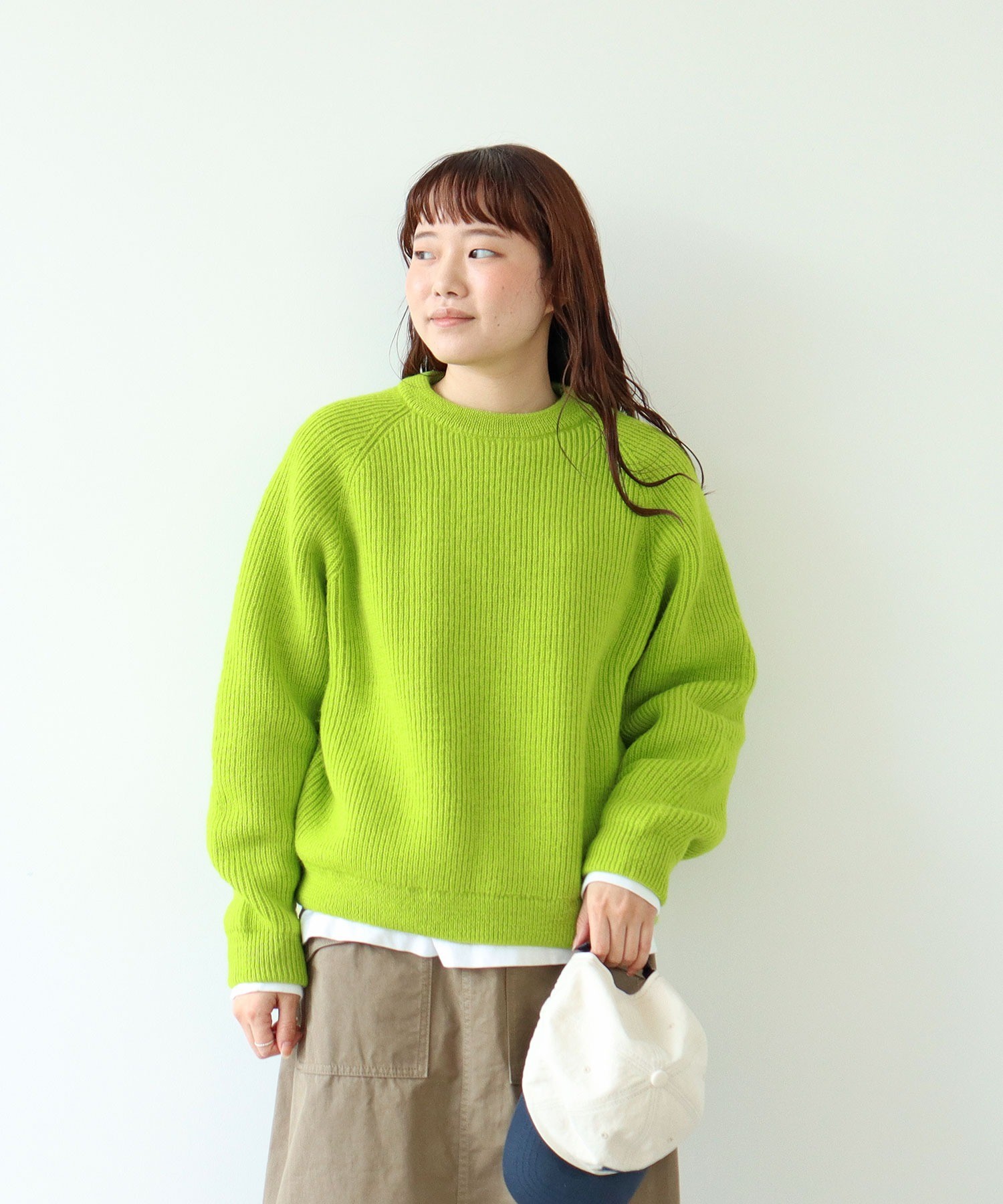 AMBIDEX Store ○【30周年特別アイテム】BRITISH WOOL 片畦ニットプル