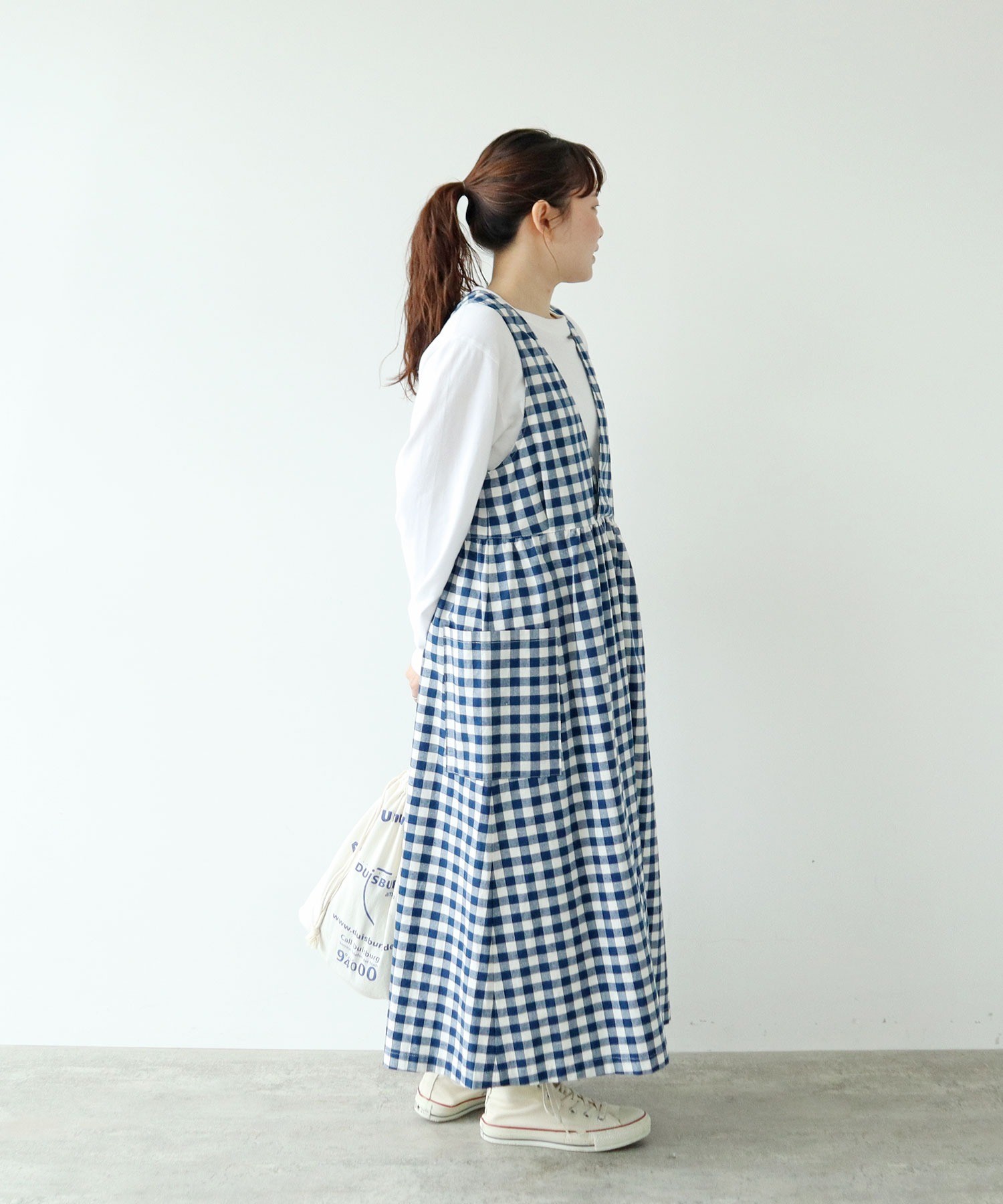 AMBIDEX Store 【予約販売】○先染めコットンネップ 2WAYワンピース(F