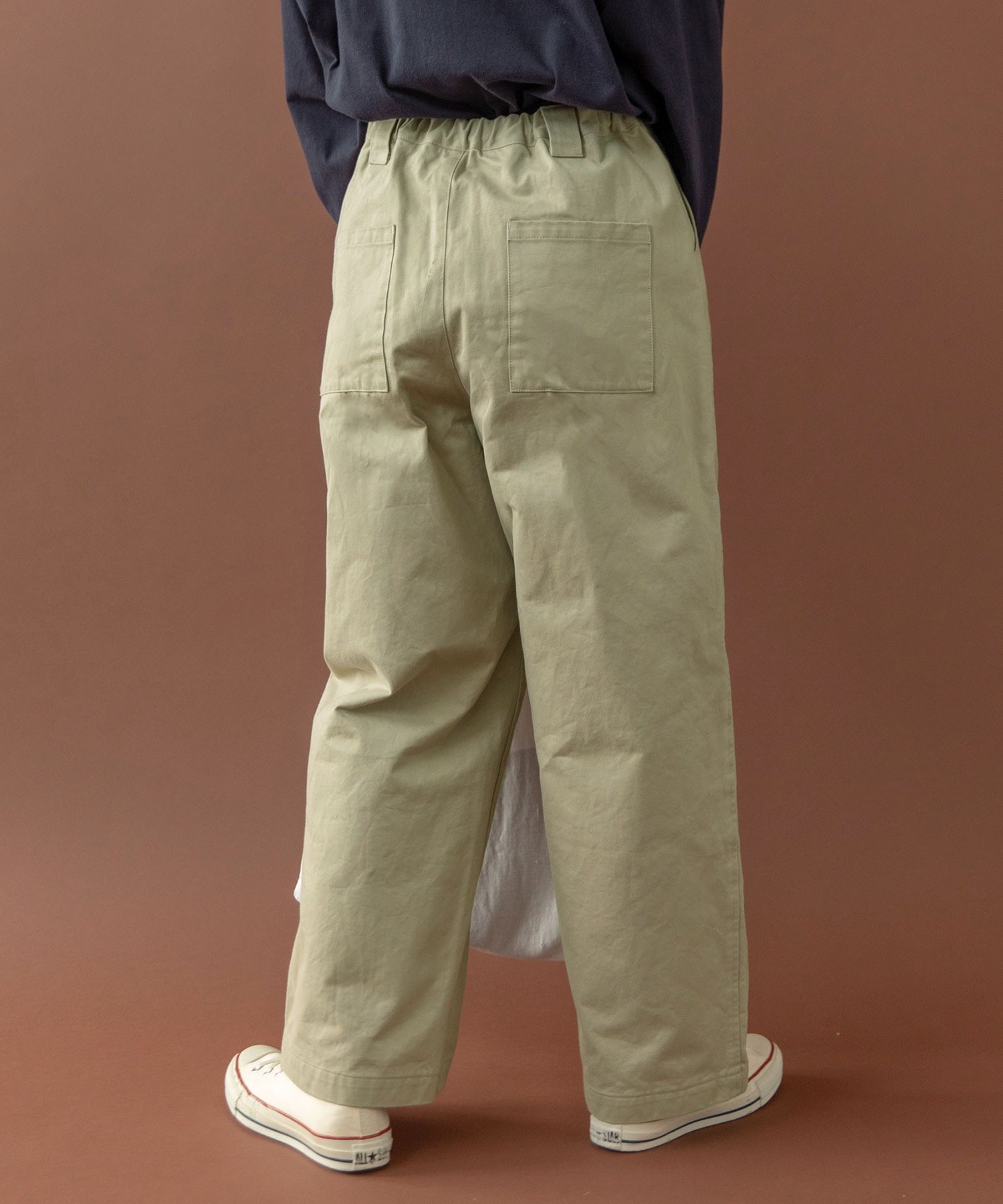 AMBIDEX Store △○雲斎ナチュラルヴィンテージワッシャー チノ後ろ