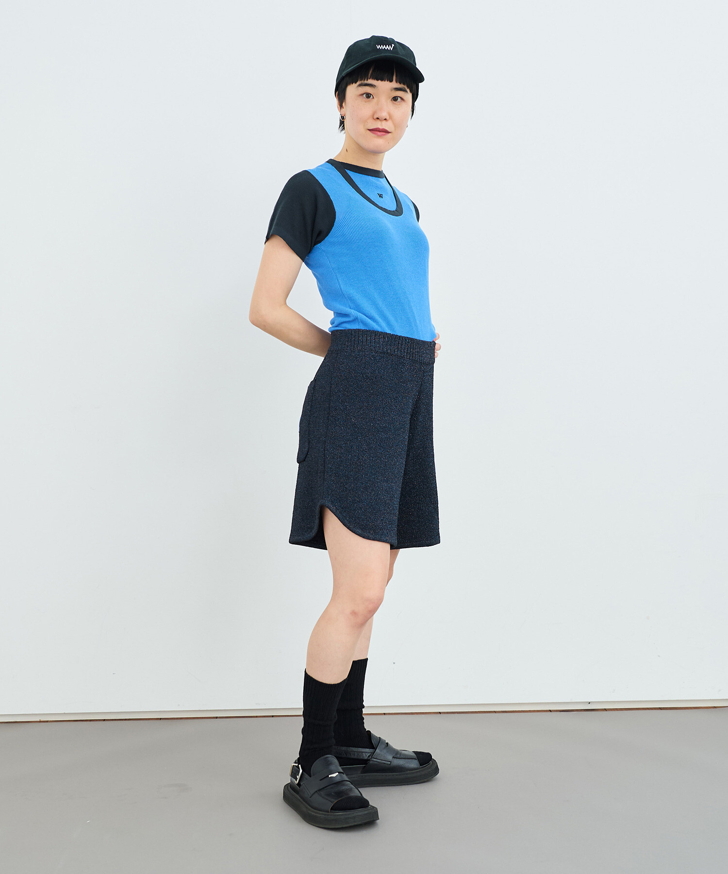 AMBIDEX Store 〇LIB LAYERED コンパクトTシャツ(F BORDEAUX