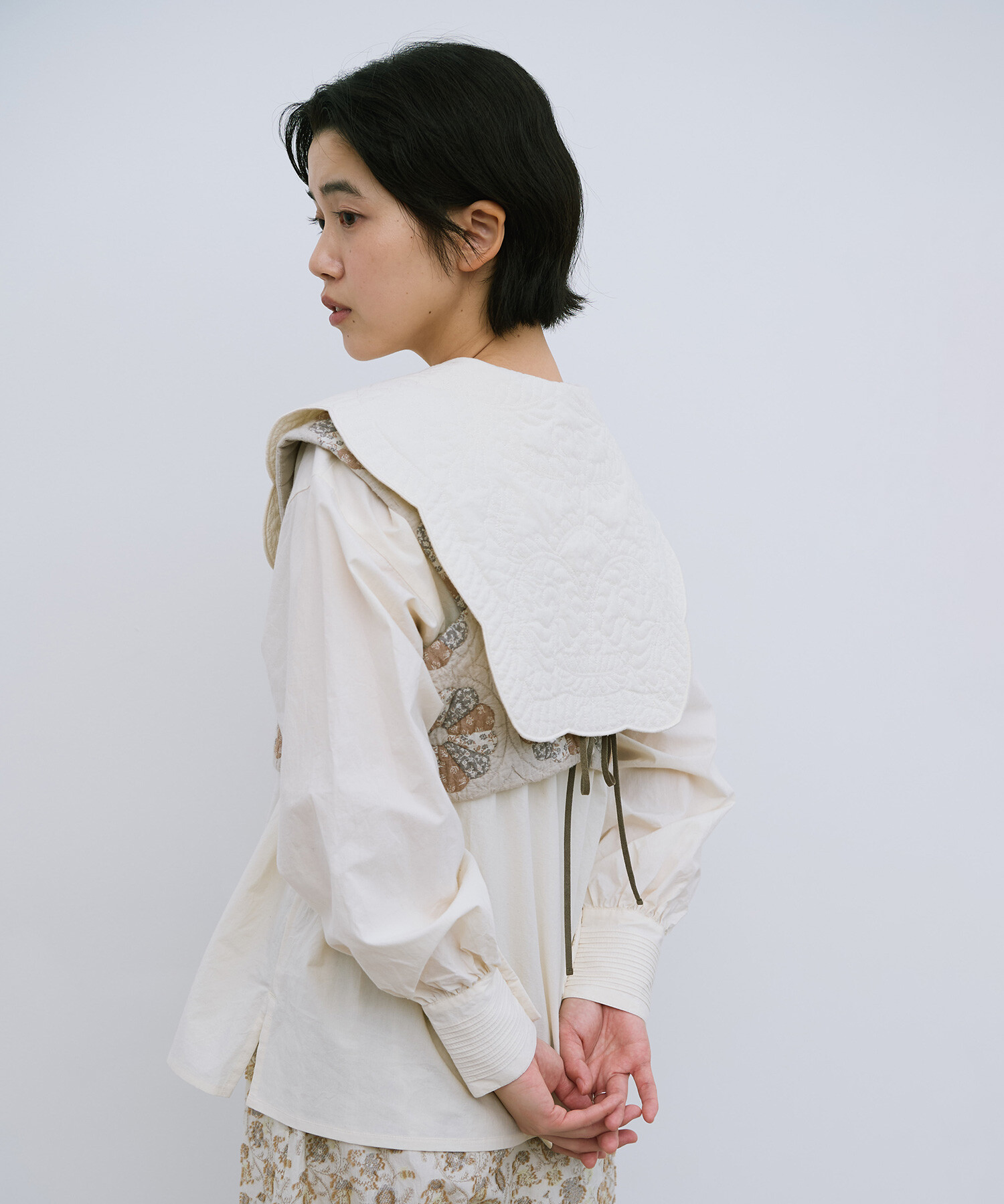 AMBIDEX Store 【予約販売】patchwork quilt jacquard ビスチェ(F
