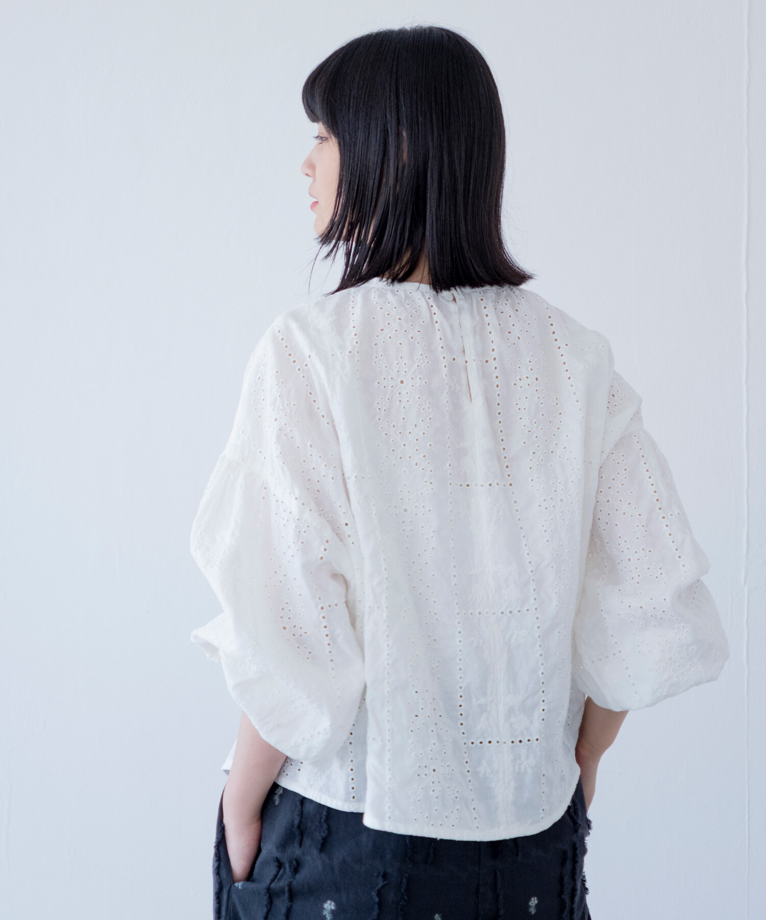 AMBIDEX Store 【予約販売】〇grow' embroidery ギャザー