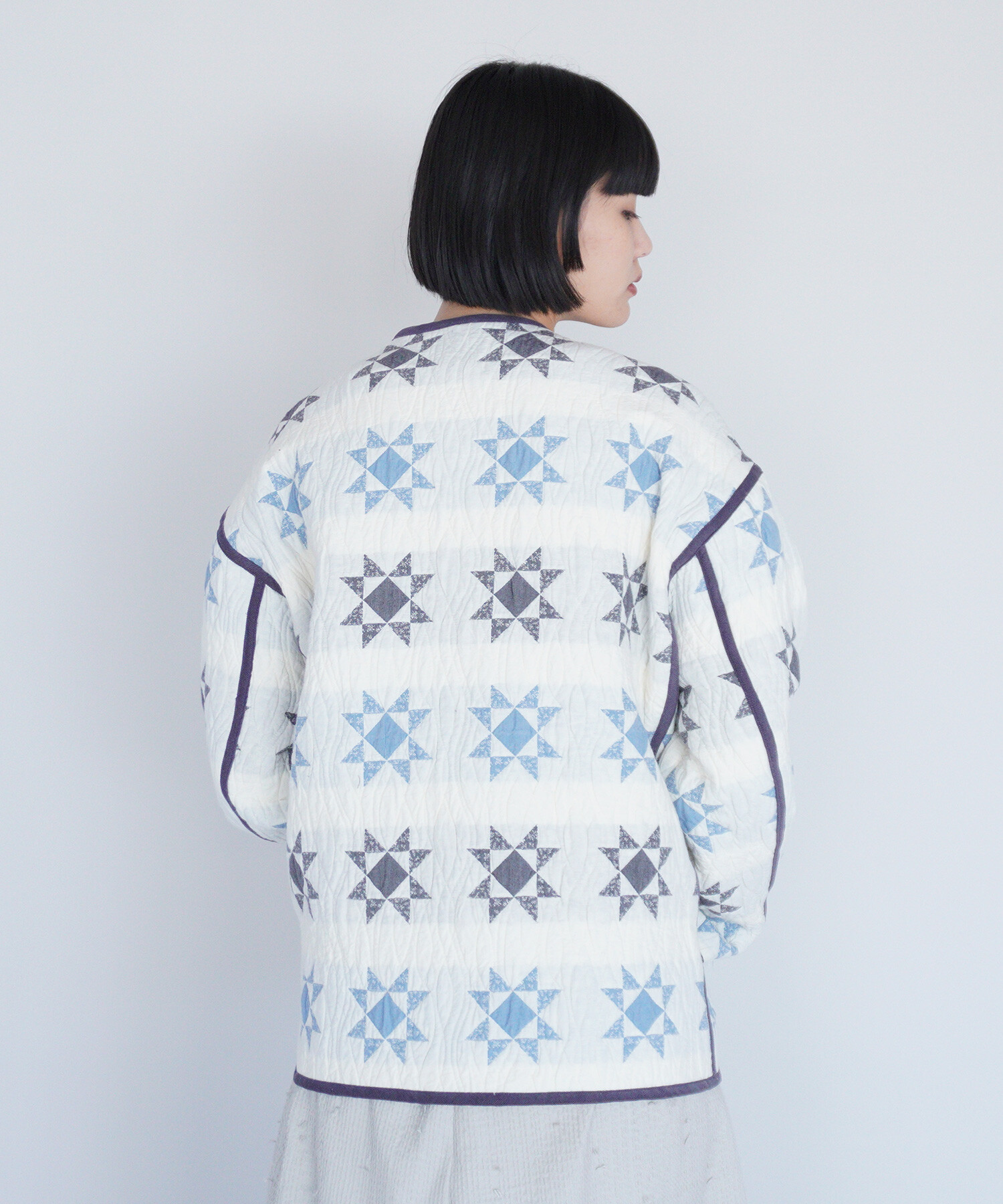 AMBIDEX Store 【予約販売】〇patchwork quilt jacquard