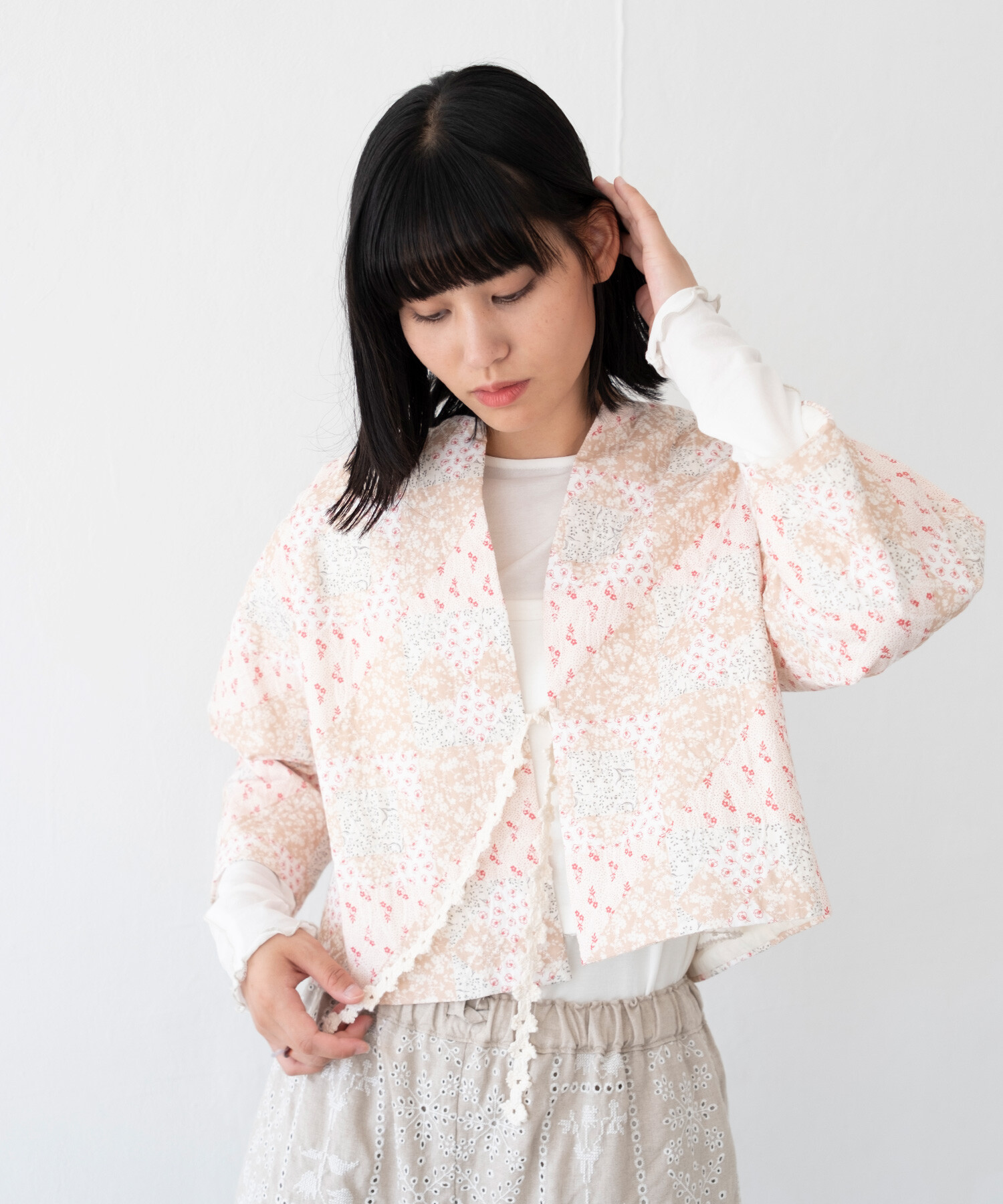 AMBIDEX Store 【予約販売】〇patchwork print quilting