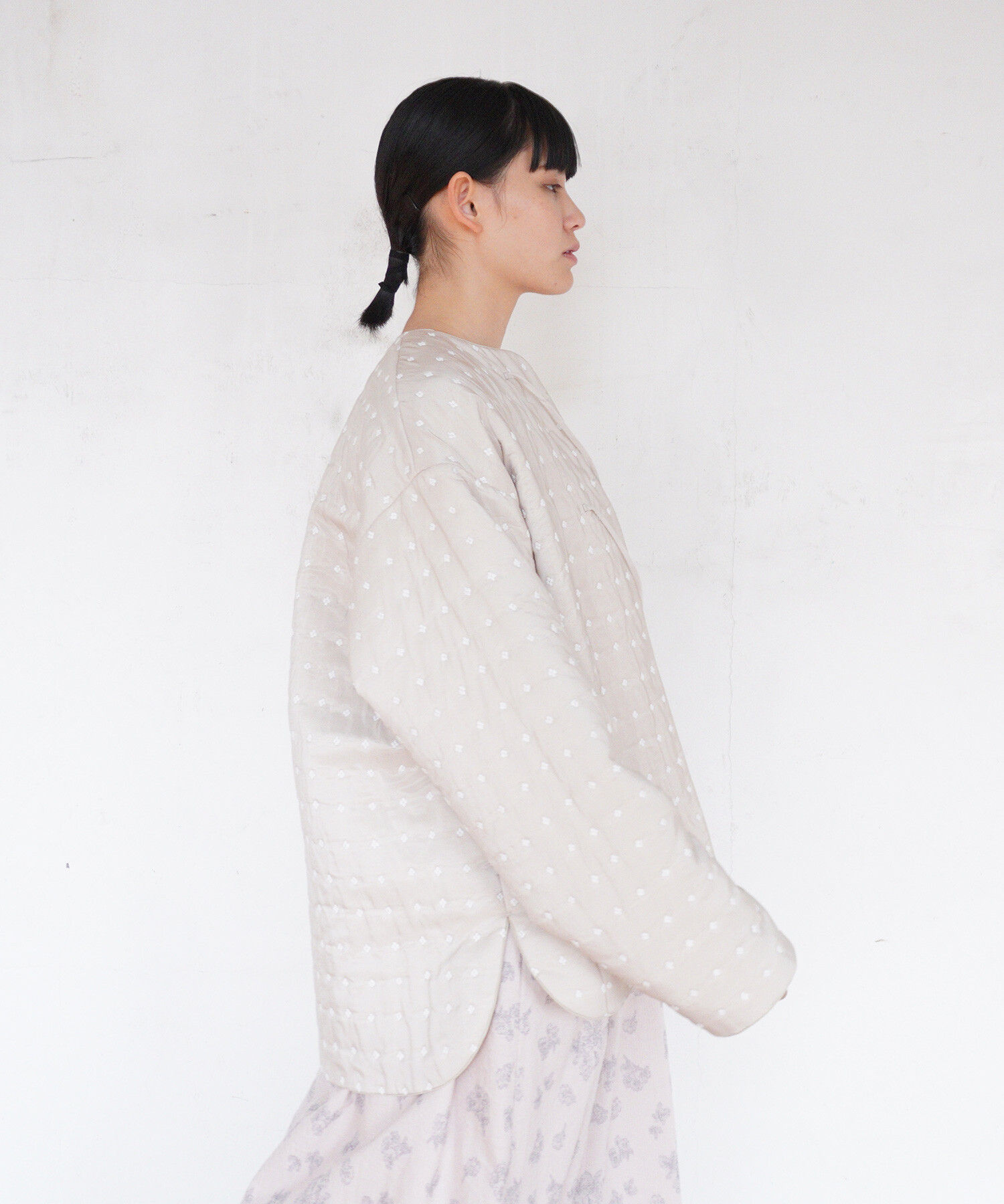 AMBIDEX Store 【予約販売】〇flower dot quilt jacquard