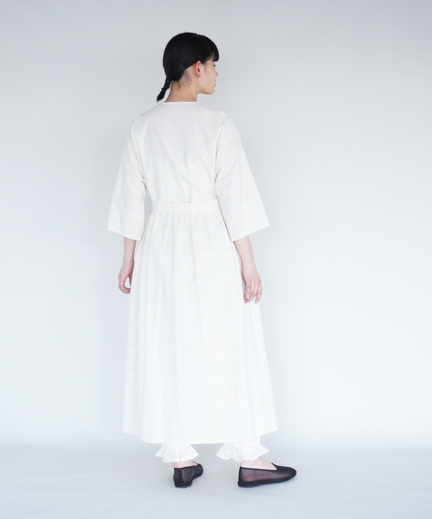AMBIDEX Store 〇embroidery jacquard ワンピース(F キナリ