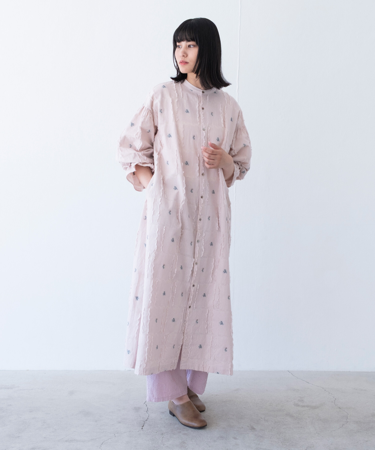 AMBIDEX Store 【予約販売】〇fleurs lace jacquard ギャザー