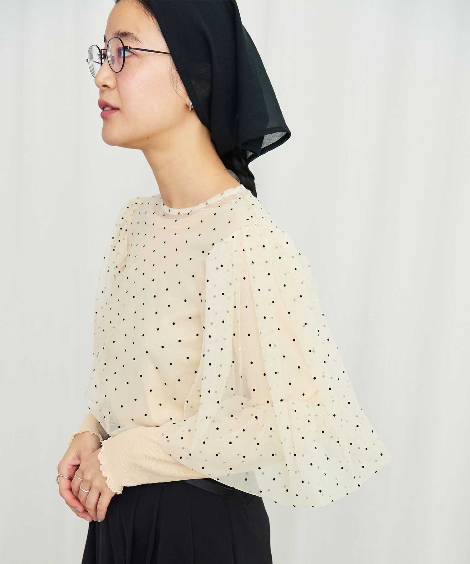 AMBIDEX Store ○DOT tulle blouse(F キナリ): l'atelier du savon