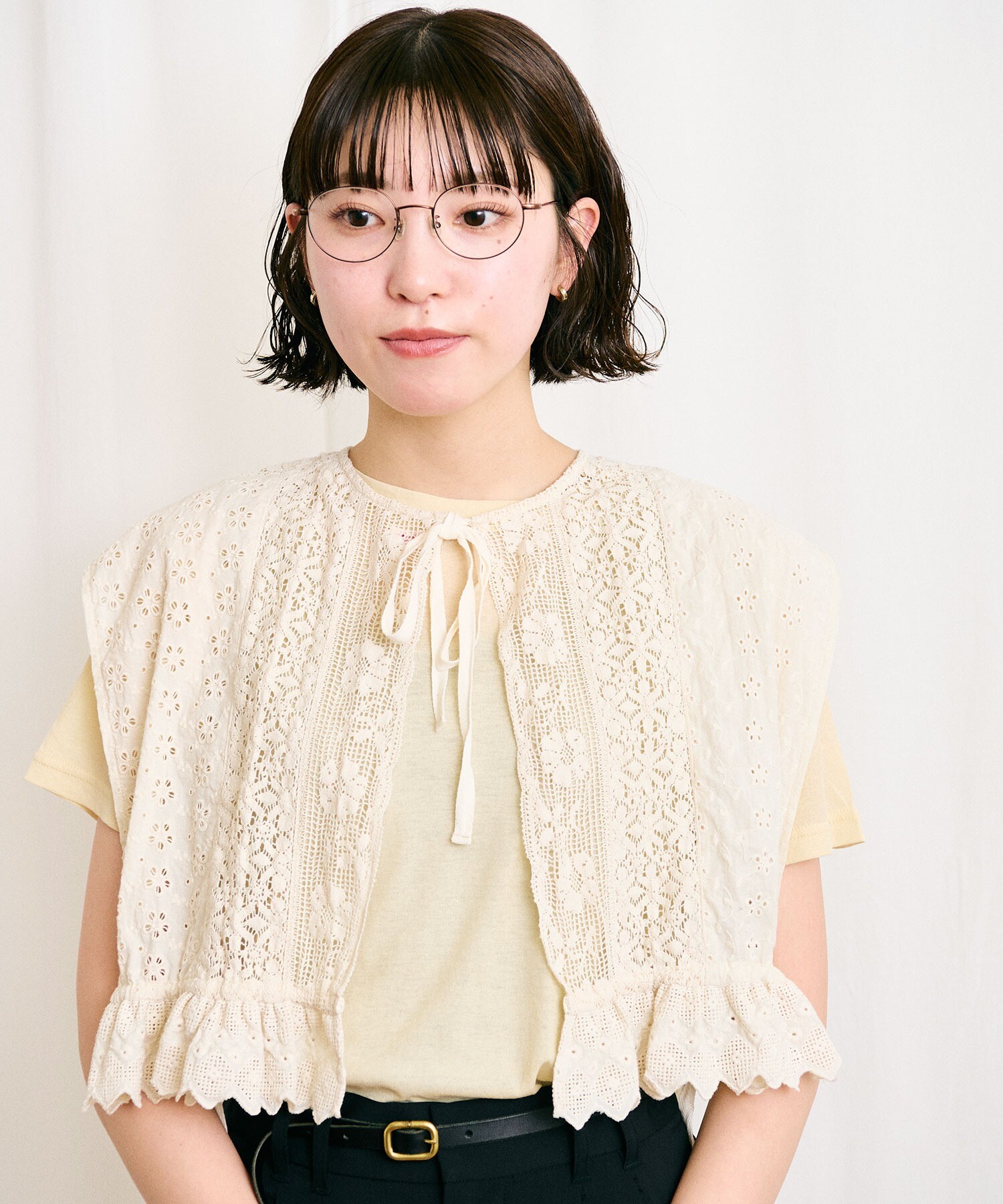 最旬トレンドパンツ AMBIDEX savon du l'atelier キナリ): vest(F △〇Carol Store トップス