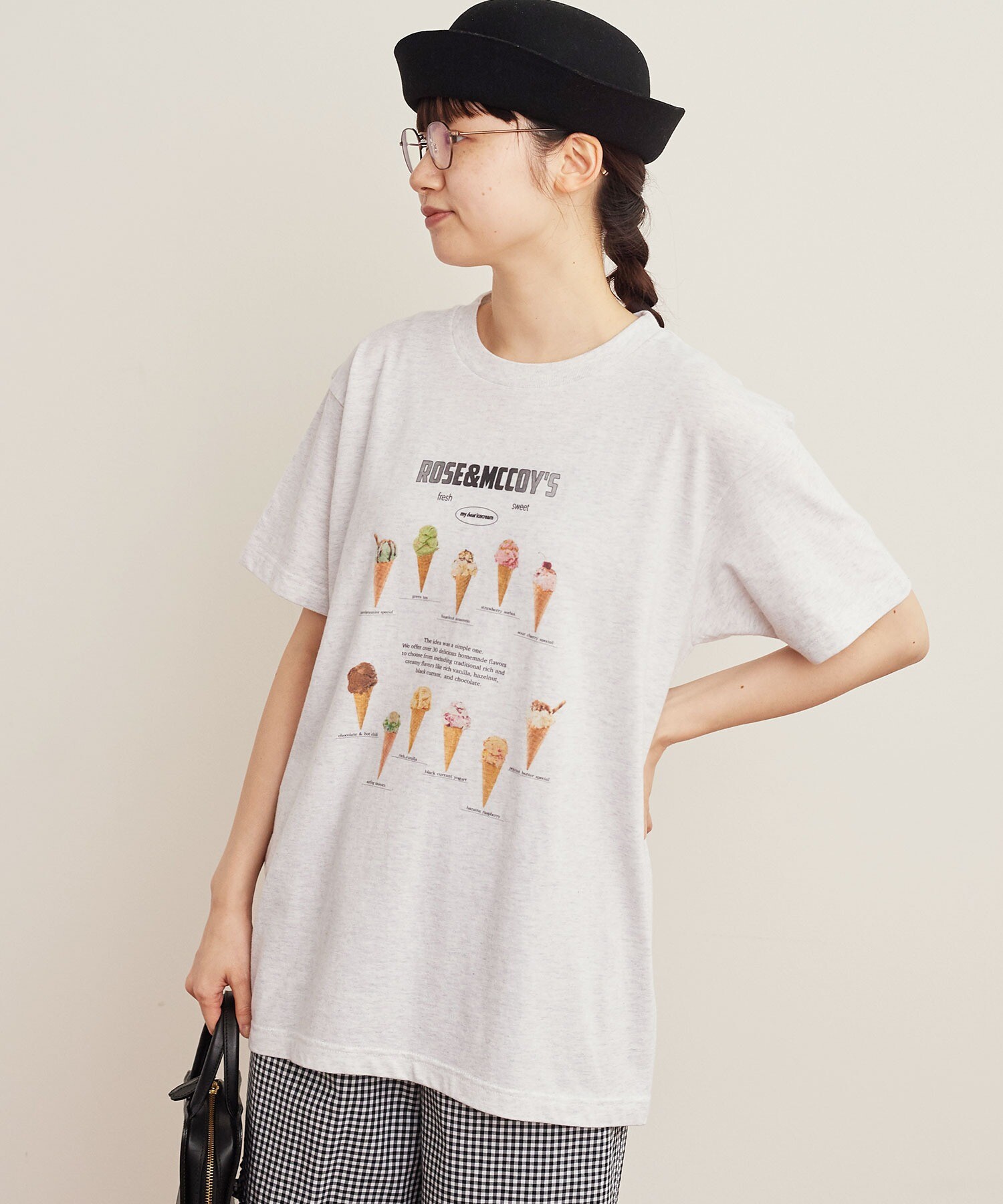 AMBIDEX Store 〇ROSE & MCCOY Tシャツ(F グレー): l'atelier du savon