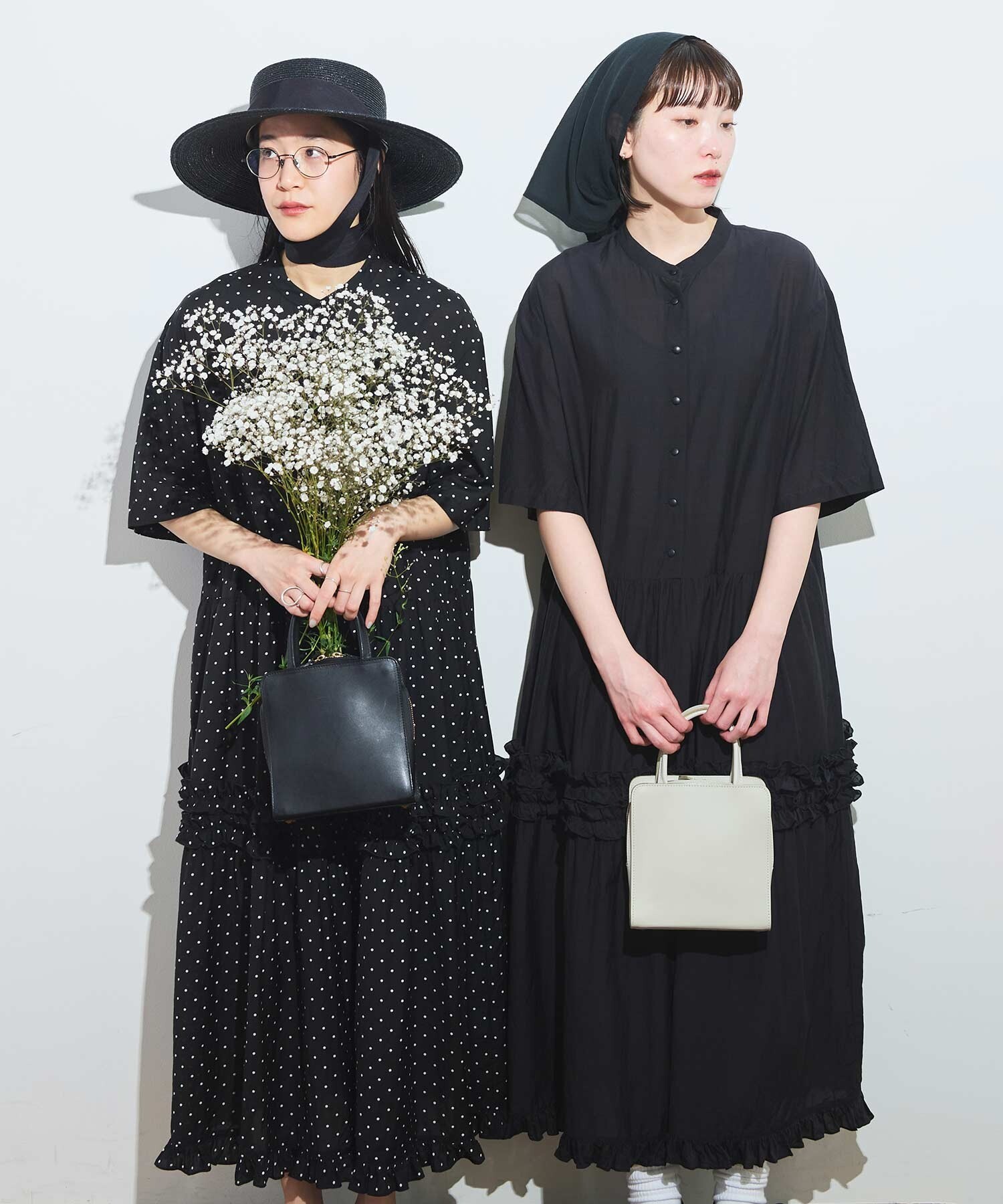 ✨カエデ Style ブランドSHOP✨ AMBIDEX Store 〇CottonCupra lawn dress (F ドット): l'atelier