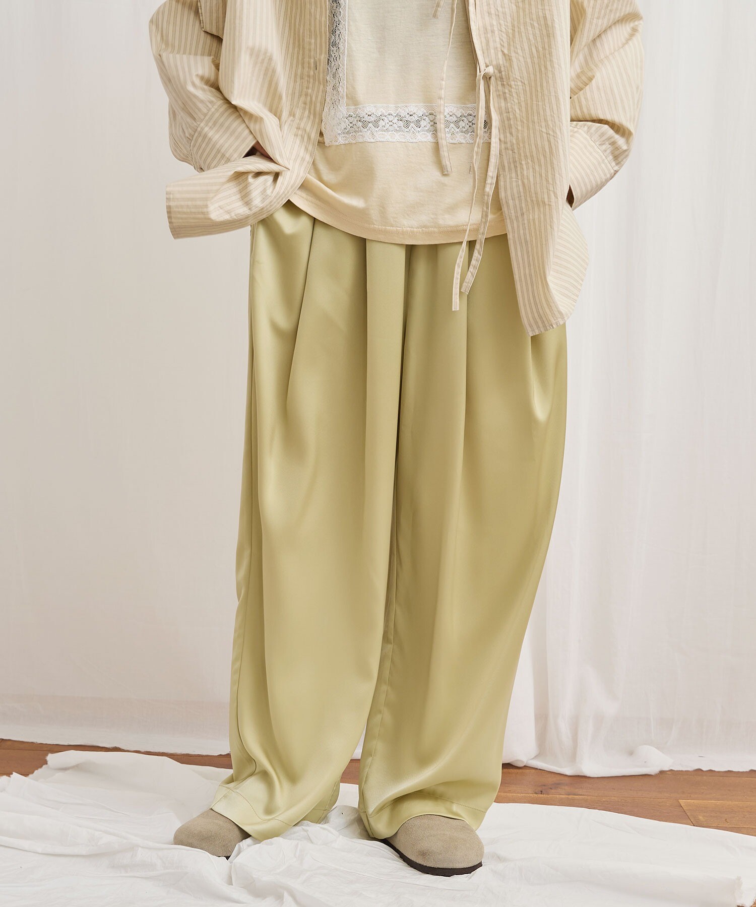 す様 AMBIDEX Store com pants(F イエロー): l'atelier du savon