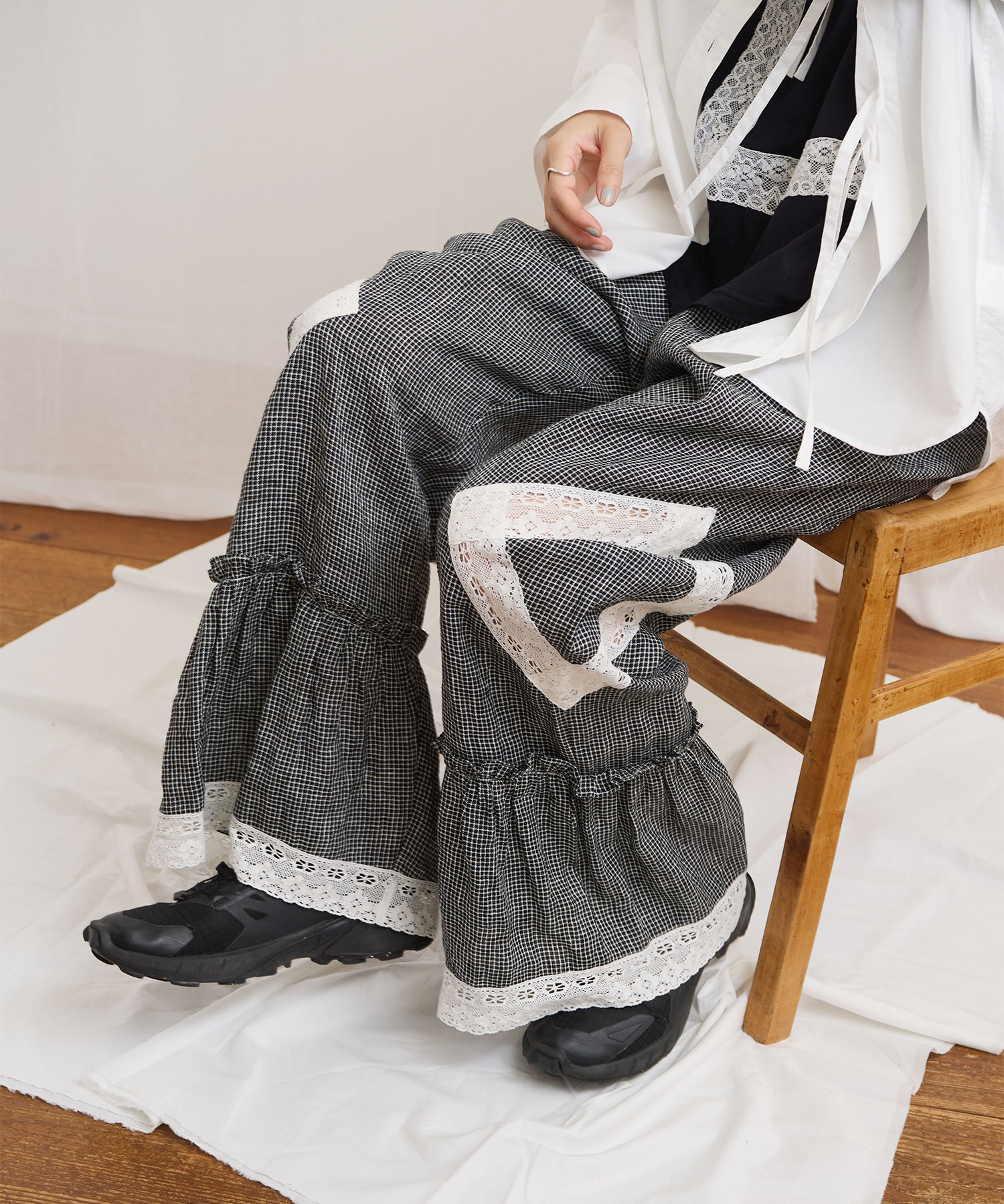 AMBIDEX Store Oolong pants(F チェック): l'atelier du savon