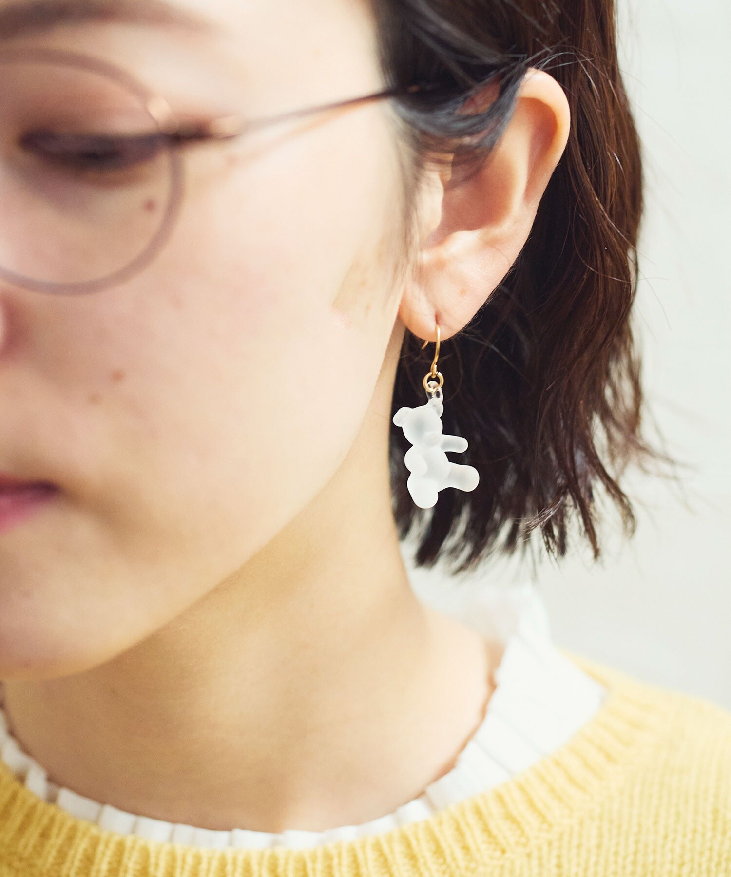 AMBIDEX Store ○timeless friend pierce(F クリア): l'atelier du savon