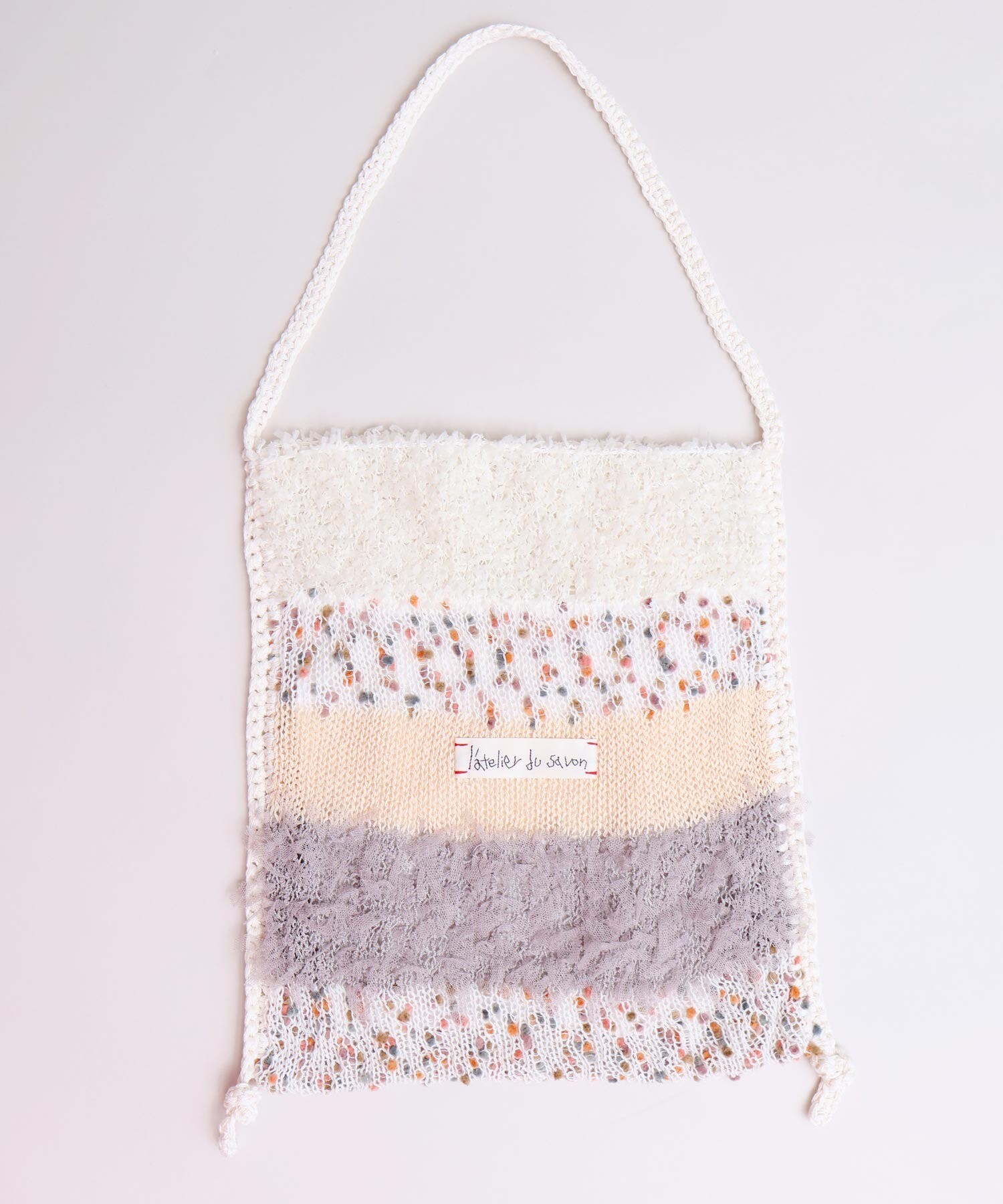 Fleurページ AMBIDEX Store 【予約販売】〇ぽつぽつ糸のcraft knitバッグ(F