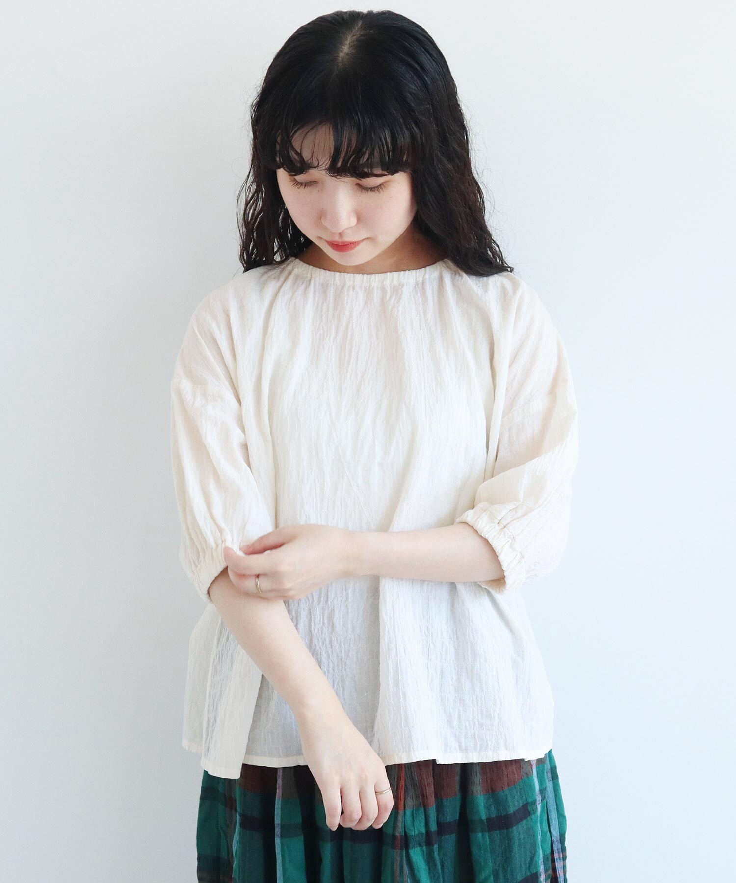 AMBIDEX Store Tシャツみたいなブラウス(F キナリ): l'atelier