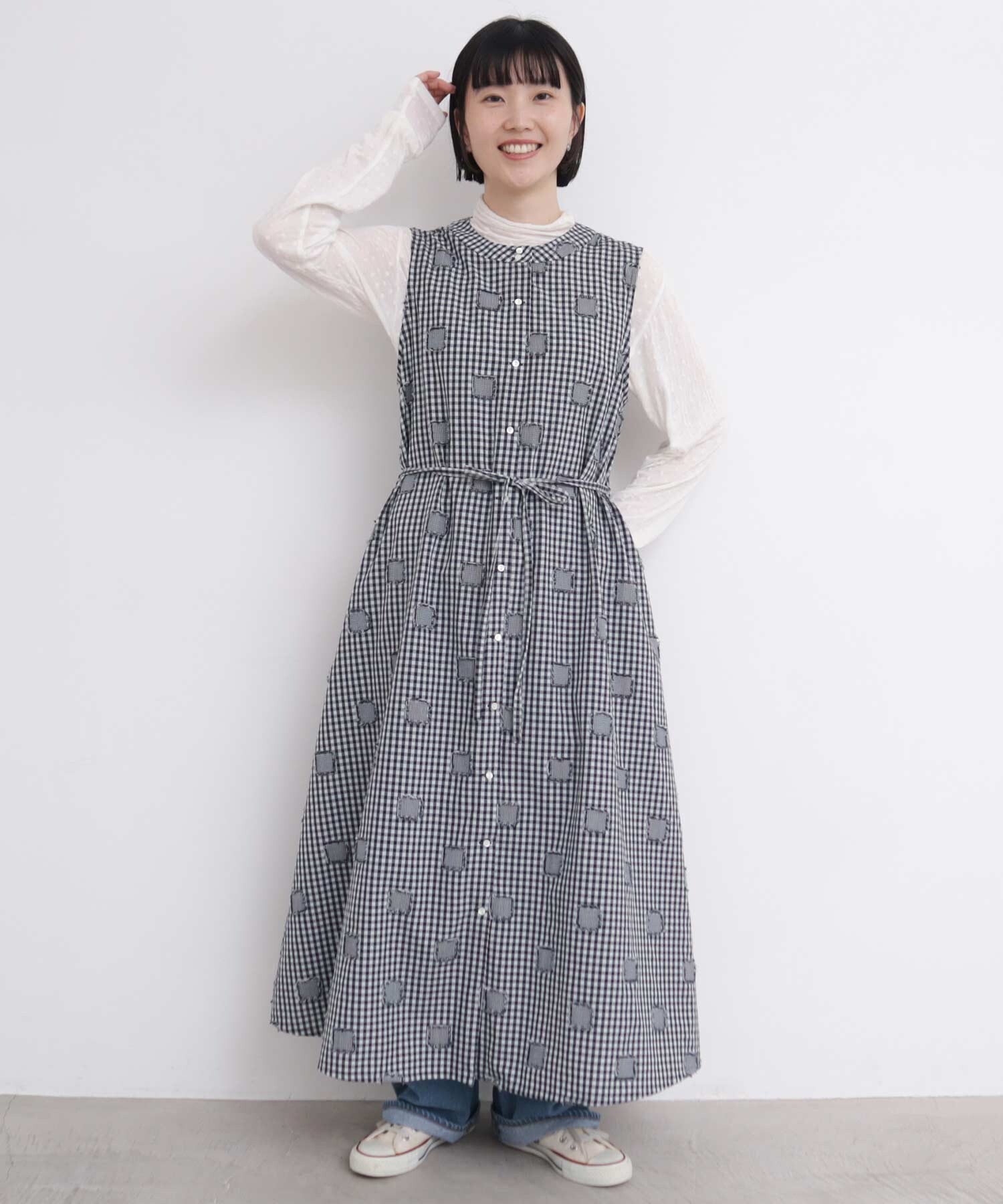 フレアーTシャツワンピース(ピーコックグリーン) | LOVOT ウェブ