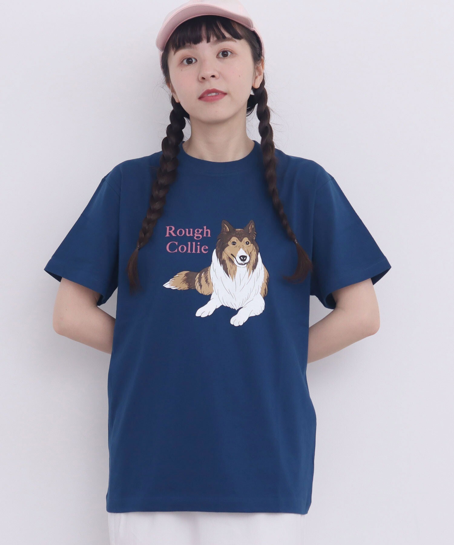 AMBIDEX Store 【予約販売】○ラフコリー プリント Tシャツ(F コン): l 