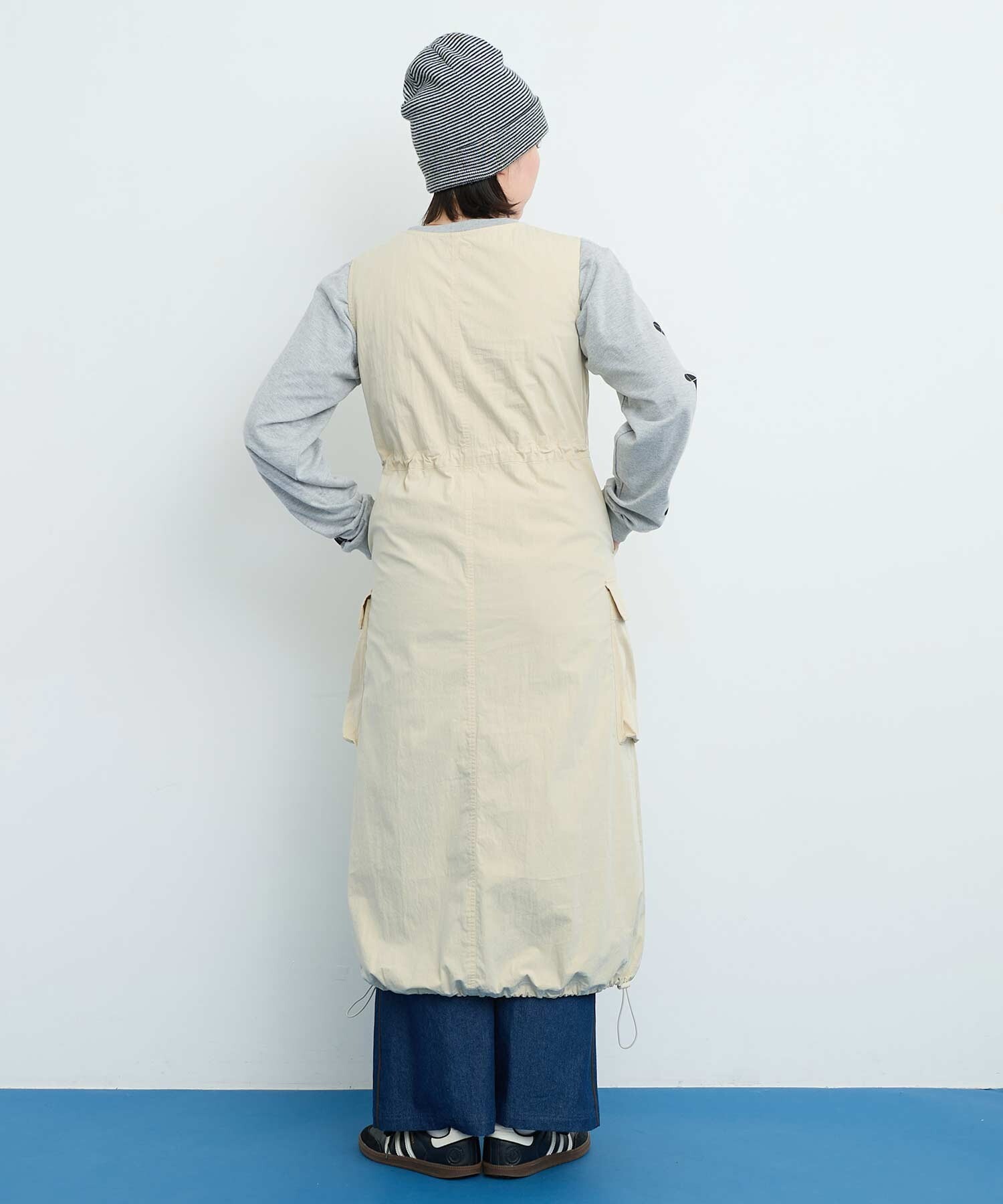 AMBIDEX Store 【予約販売】〇CHEMICAL WASH ギャザーワンピース (F