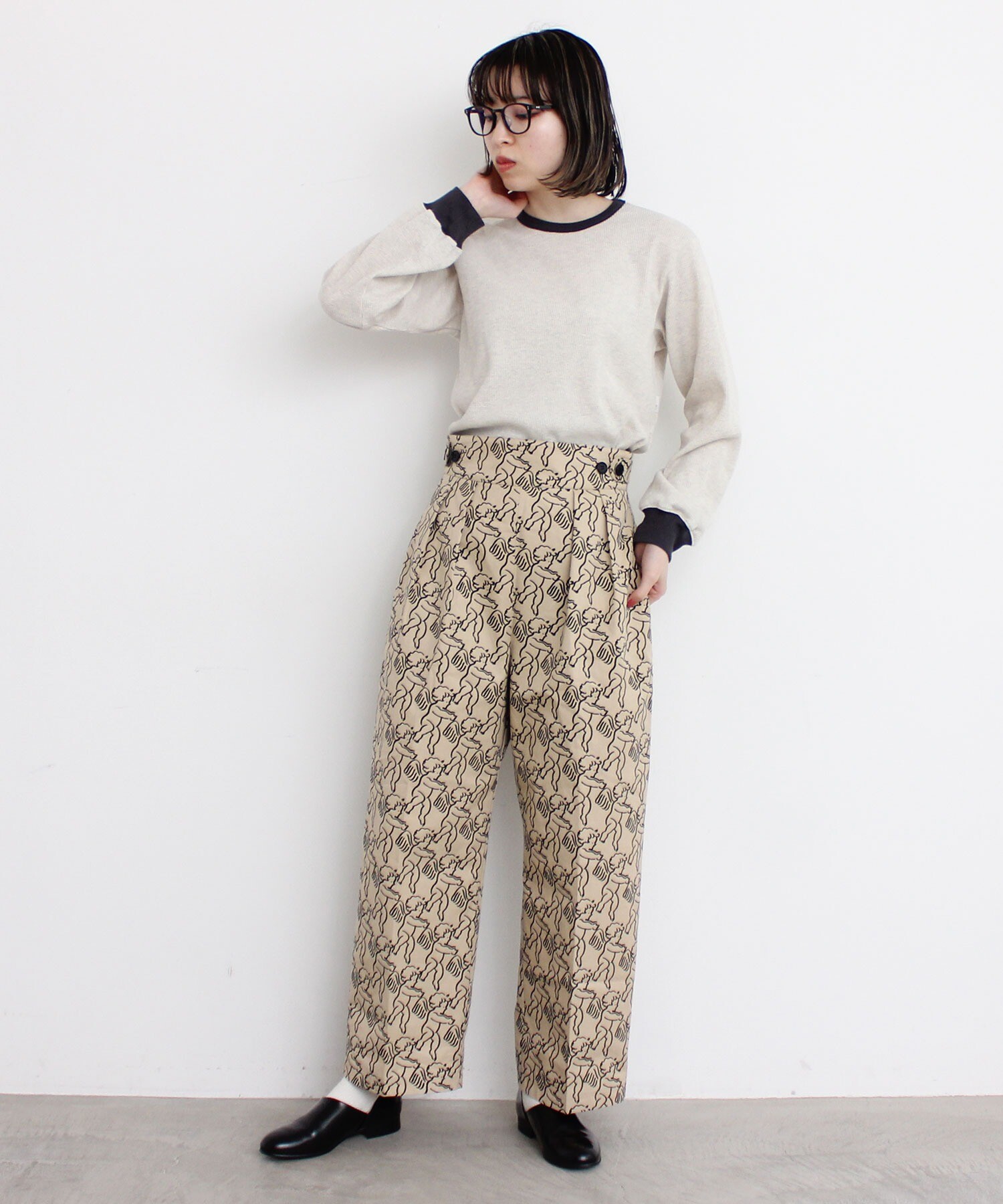 AMBIDEX Store ○ANGEL CHARM 2tuck pants(F コン): l'atelier du savon