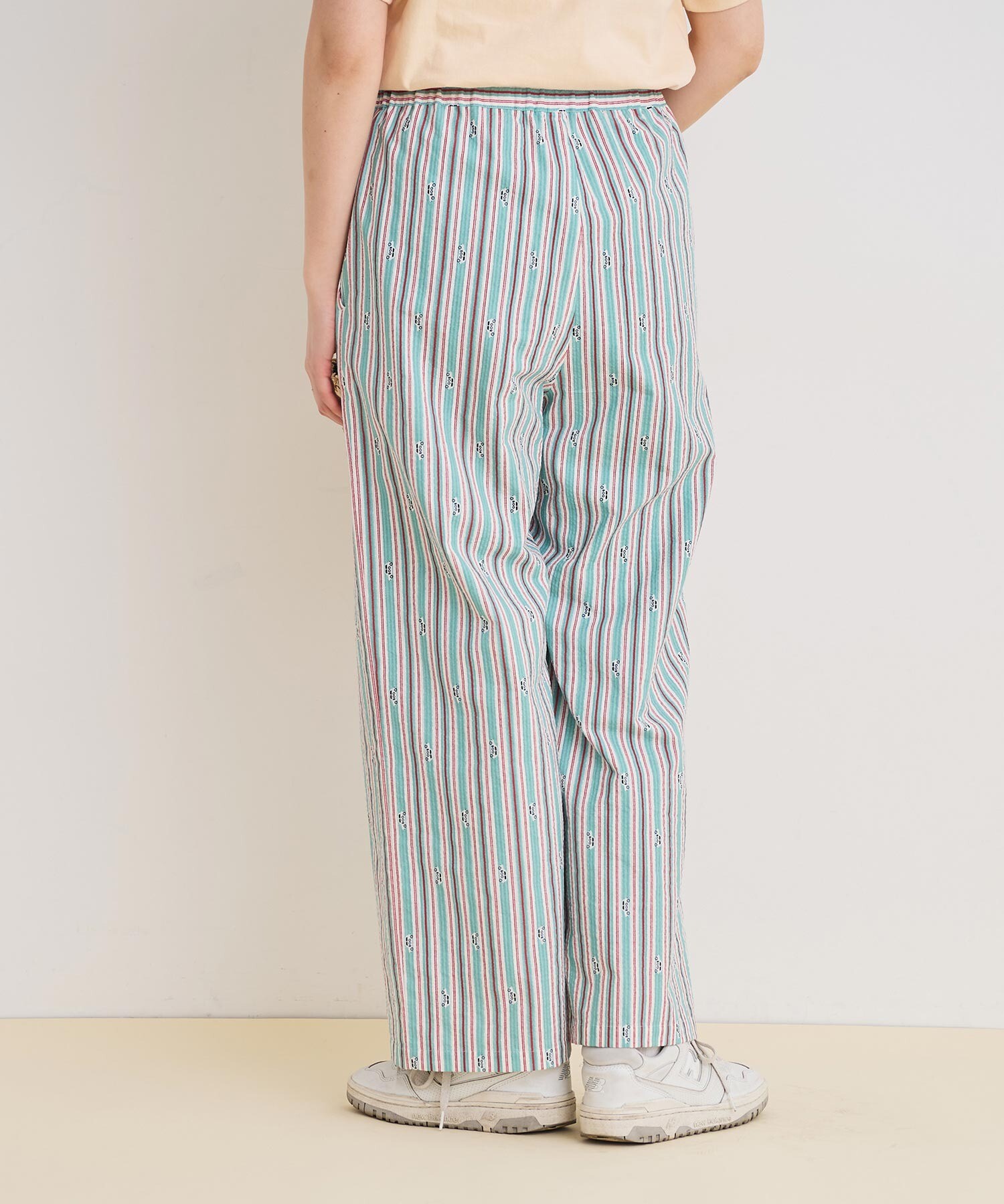AMBIDEX Store 〇DRIVE STRIPE イージーパンツ(F サックス): l