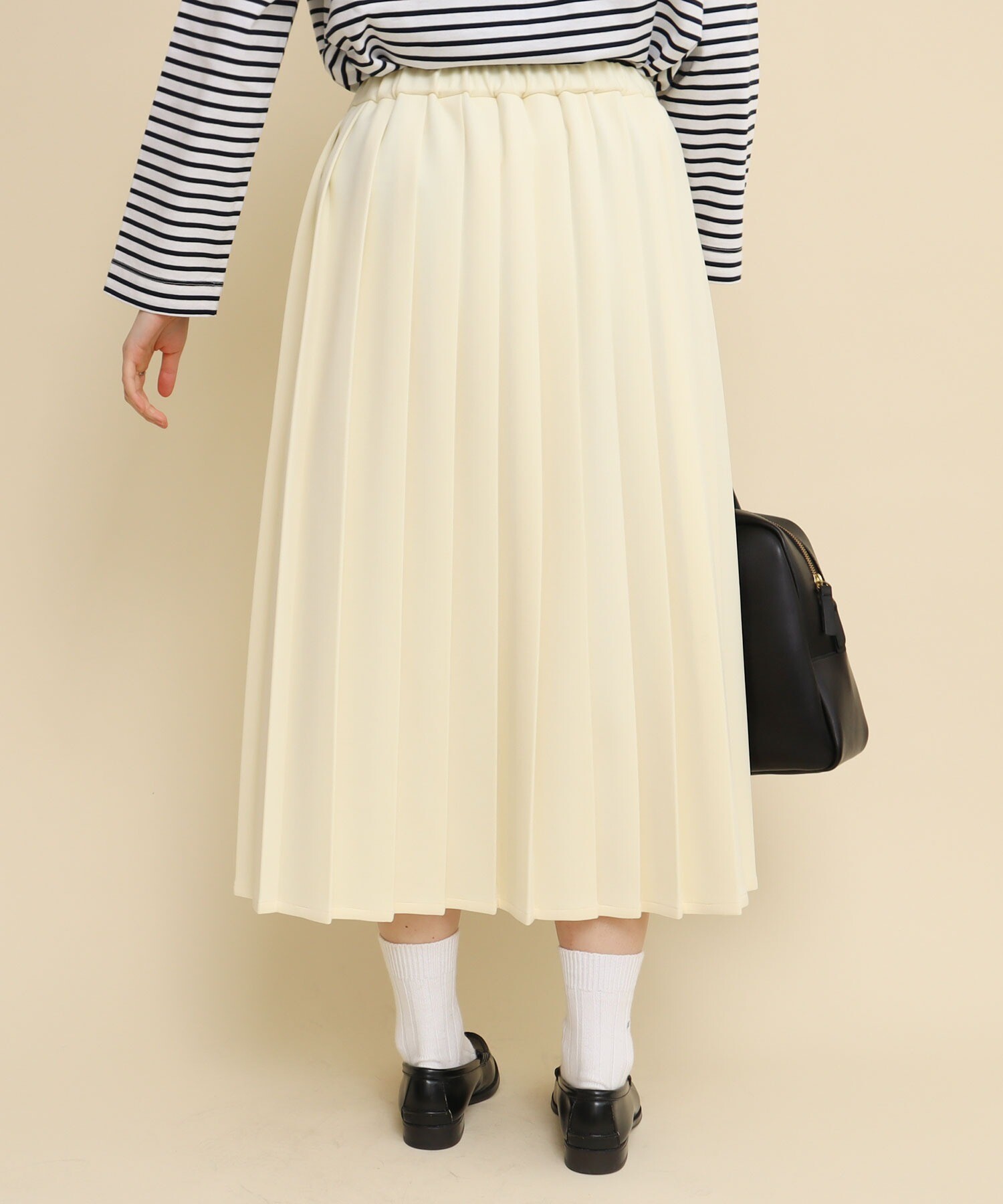 AMBIDEX Store LINE Jersey pleats SKIRT 2024SS(F パープル): l 