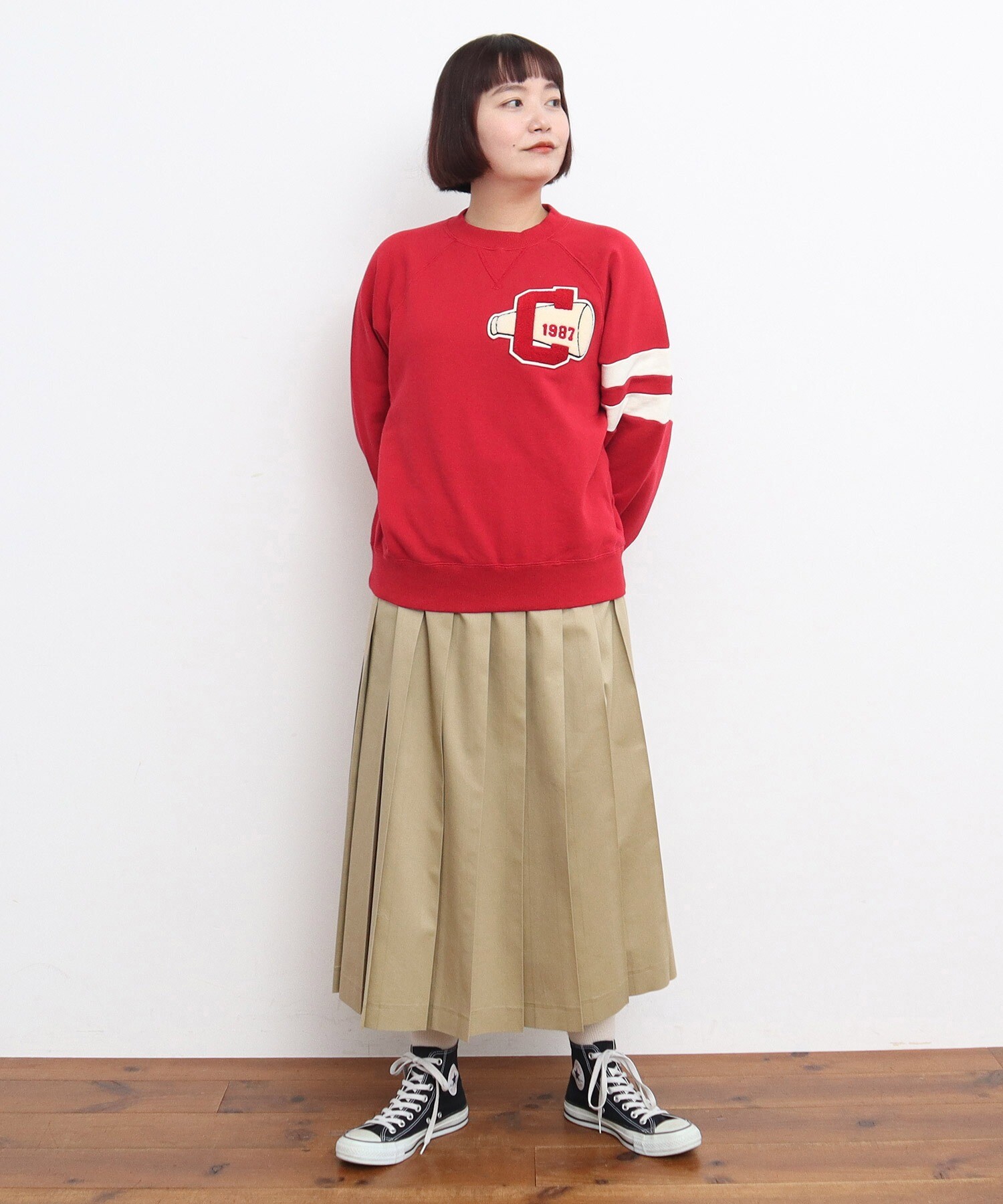 AMBIDEX Store 【予約販売】○30/10裏毛 相良ワッペンプルオーバー(F