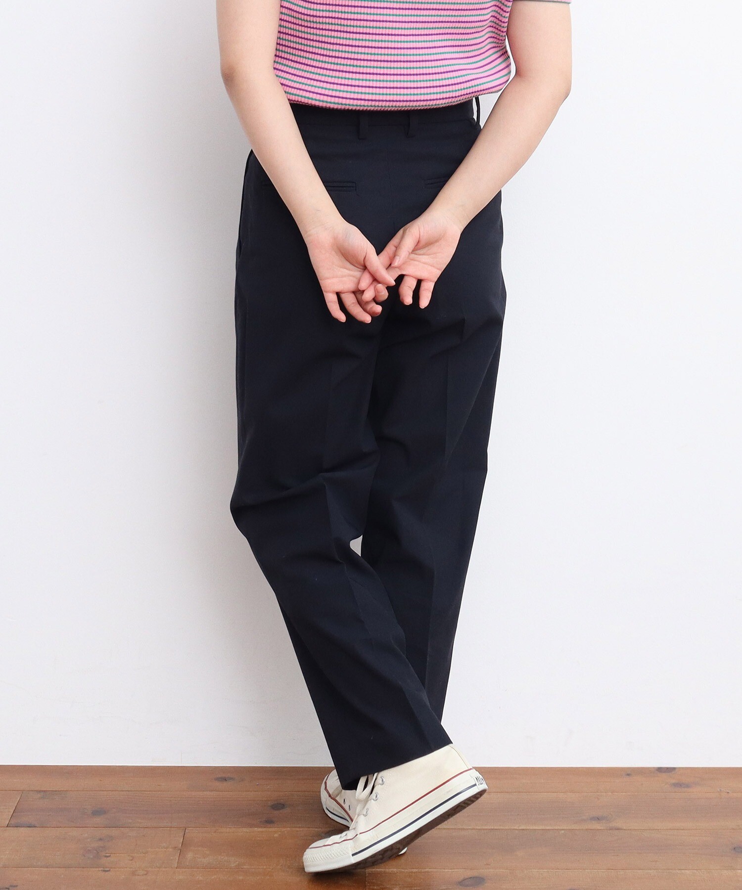 AMBIDEX Store △○強撚ツイル マーベルトストレートパンツ(36