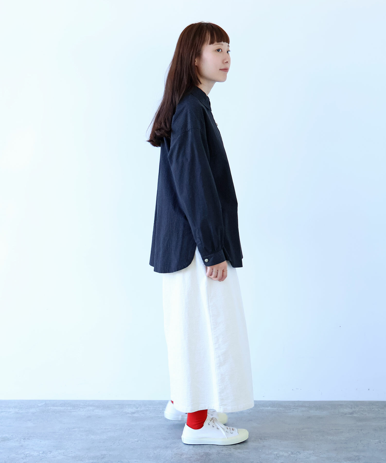 AMBIDEX Store △〇 ナチュラルリップルボイル シャツ(F シロ): bulle de savon