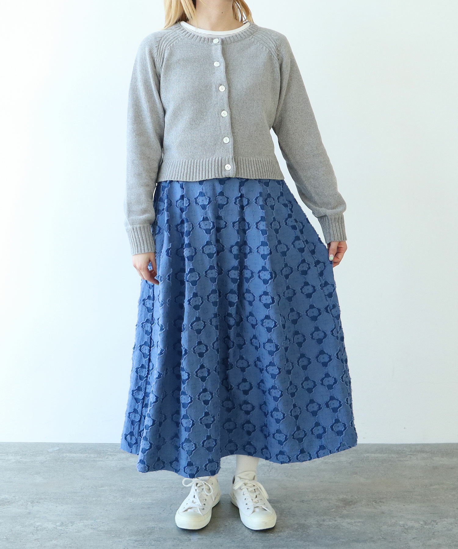 AMBIDEX Store 〇 moll yarn カーディガン(F サックス): bulle