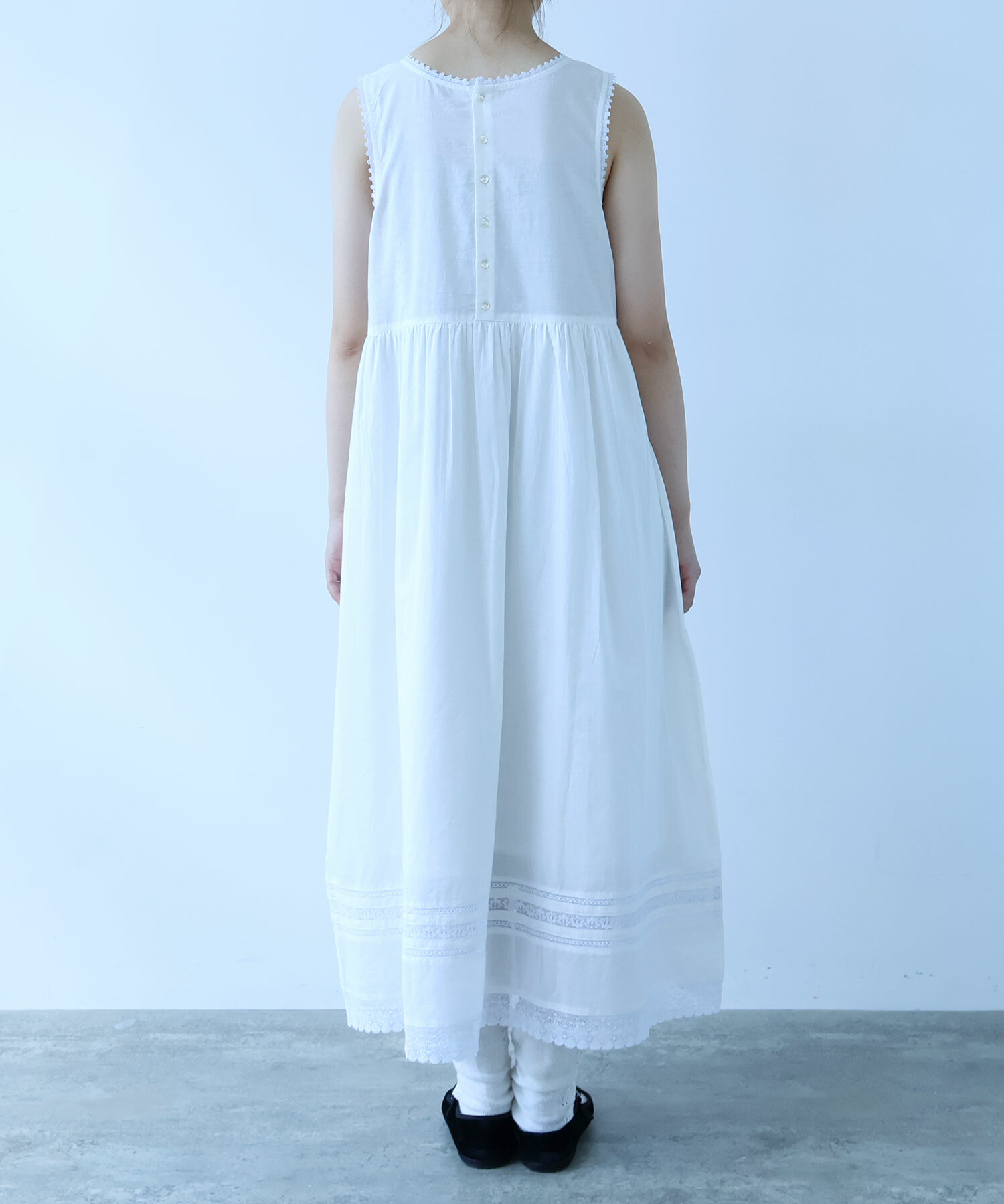 AMBIDEX Store 【予約販売】○ antique lace summer dress(F スミクロ