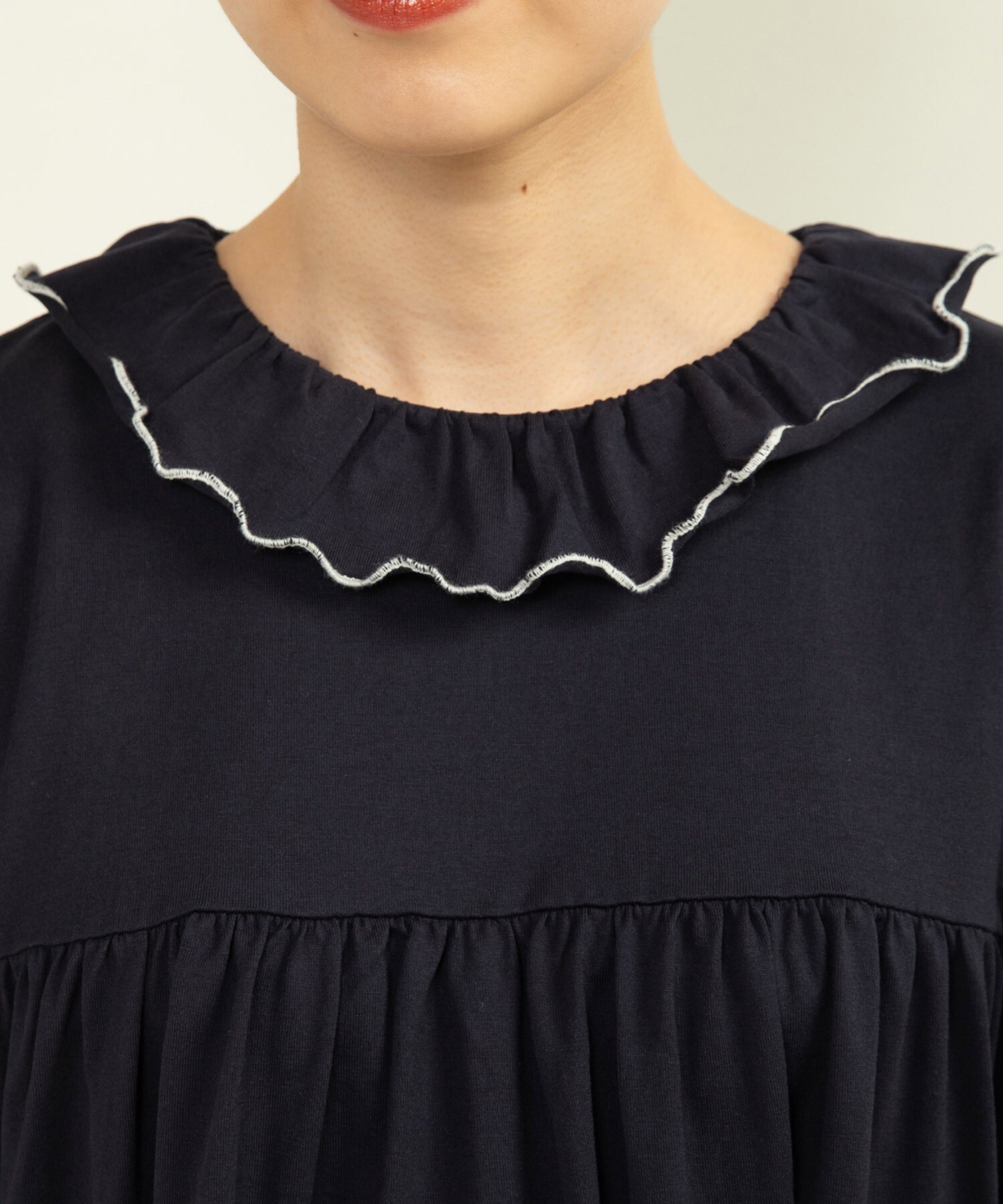 ワンピース Serina AMBIDEX Store ○40/2マーセライズ天竺 切替カットソー