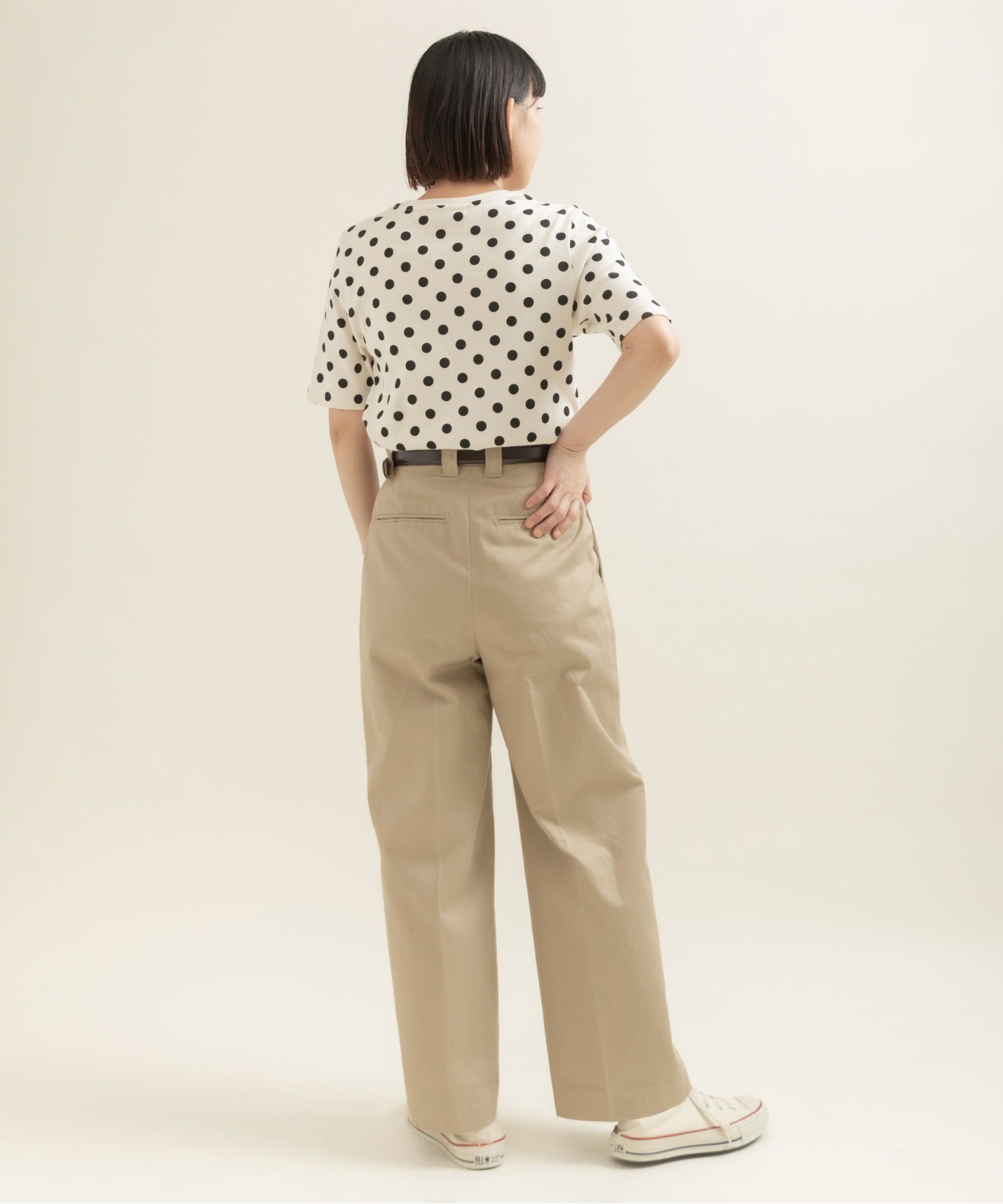 ヴィンテージチノクロス センタープレスパンツ